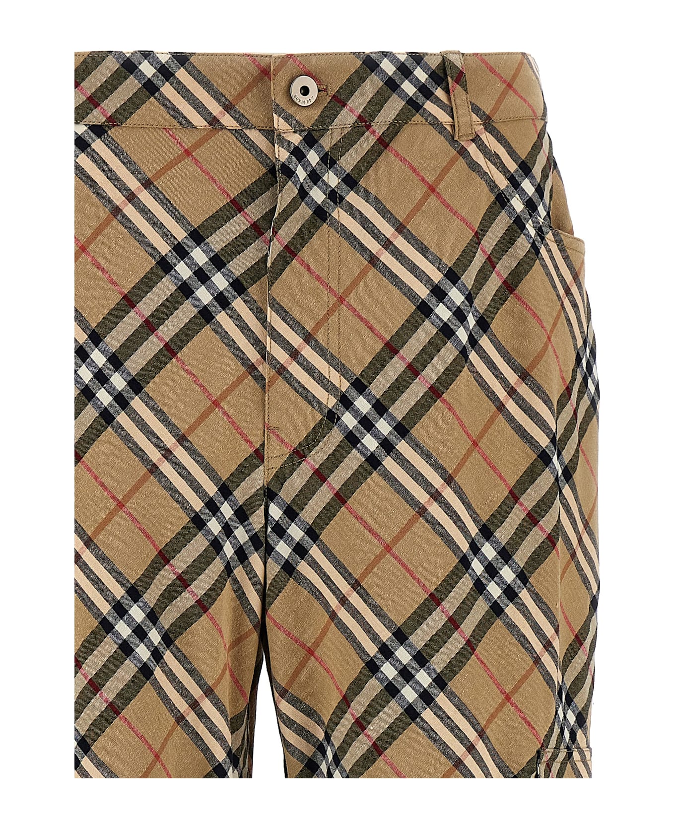 Burberry Cargo Pocket Pants - Beige
