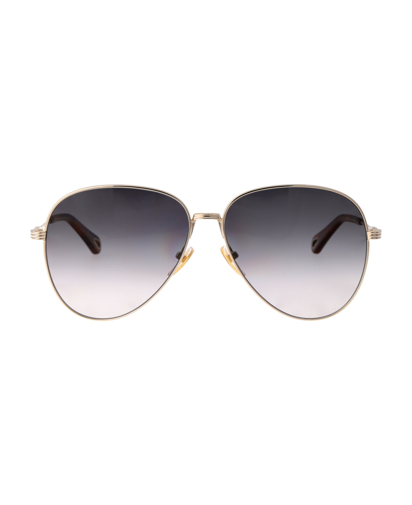 Chloé Eyewear Ch0177s Sunglasses - 001 GOLD GOLD GREY