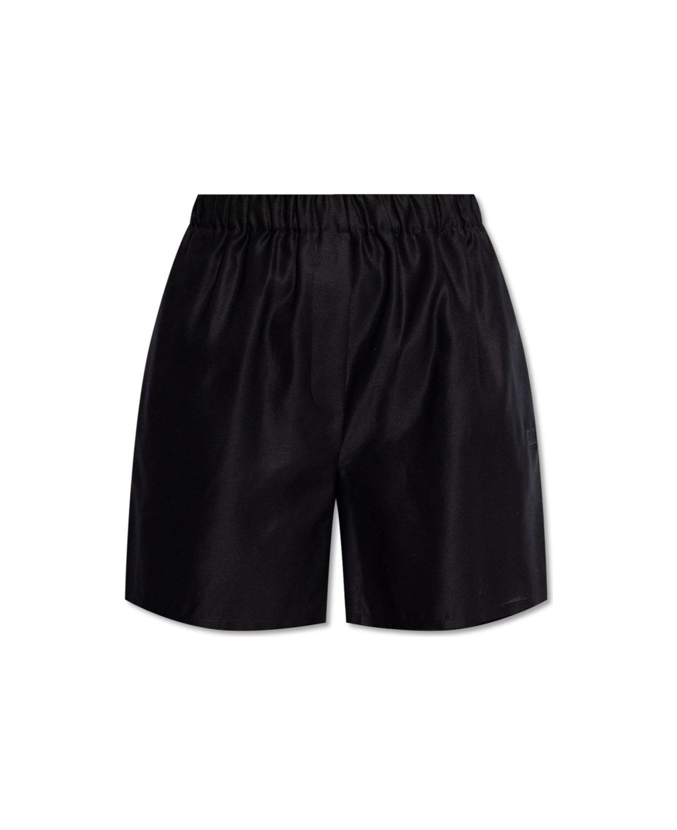 Max Mara Piadena High Waist Shorts - Beige