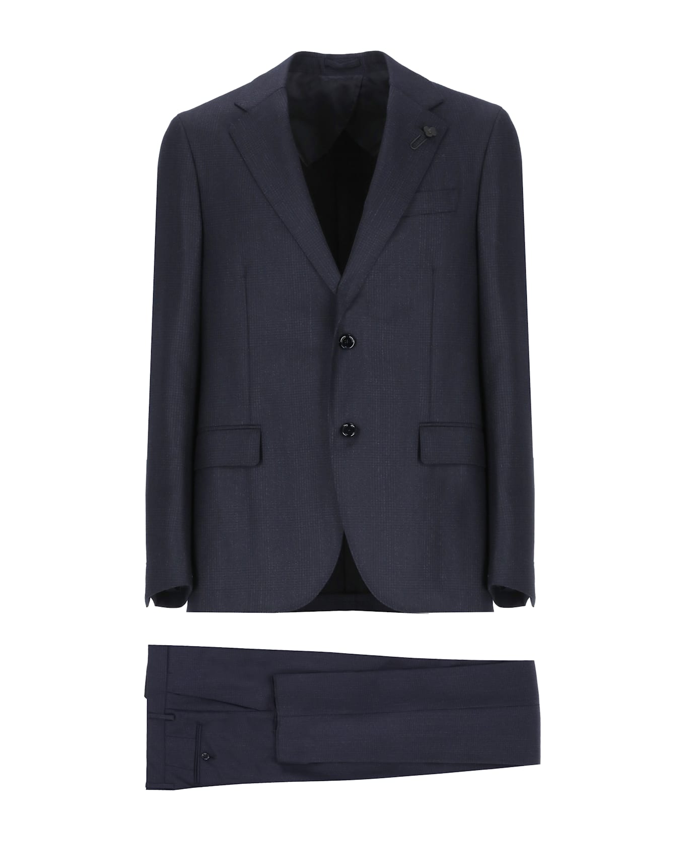 Lardini Wool Suit - Blue