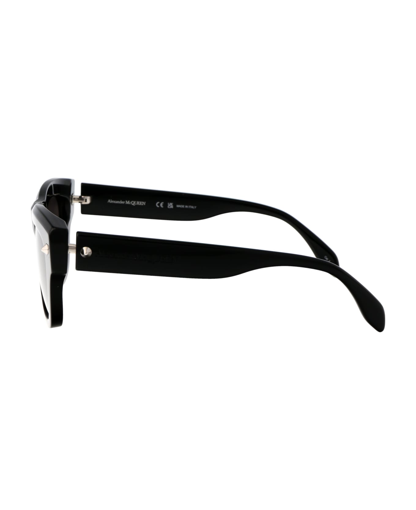 Alexander McQueen Eyewear Am0425s Sunglasses - 001 BLACK BLACK GREY