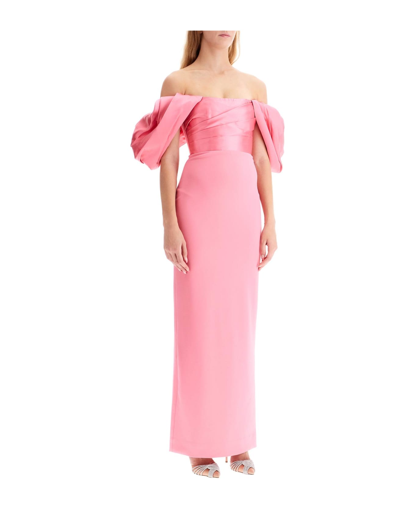 Solace London Long Sian Dress - LIGHT PINK (Pink)