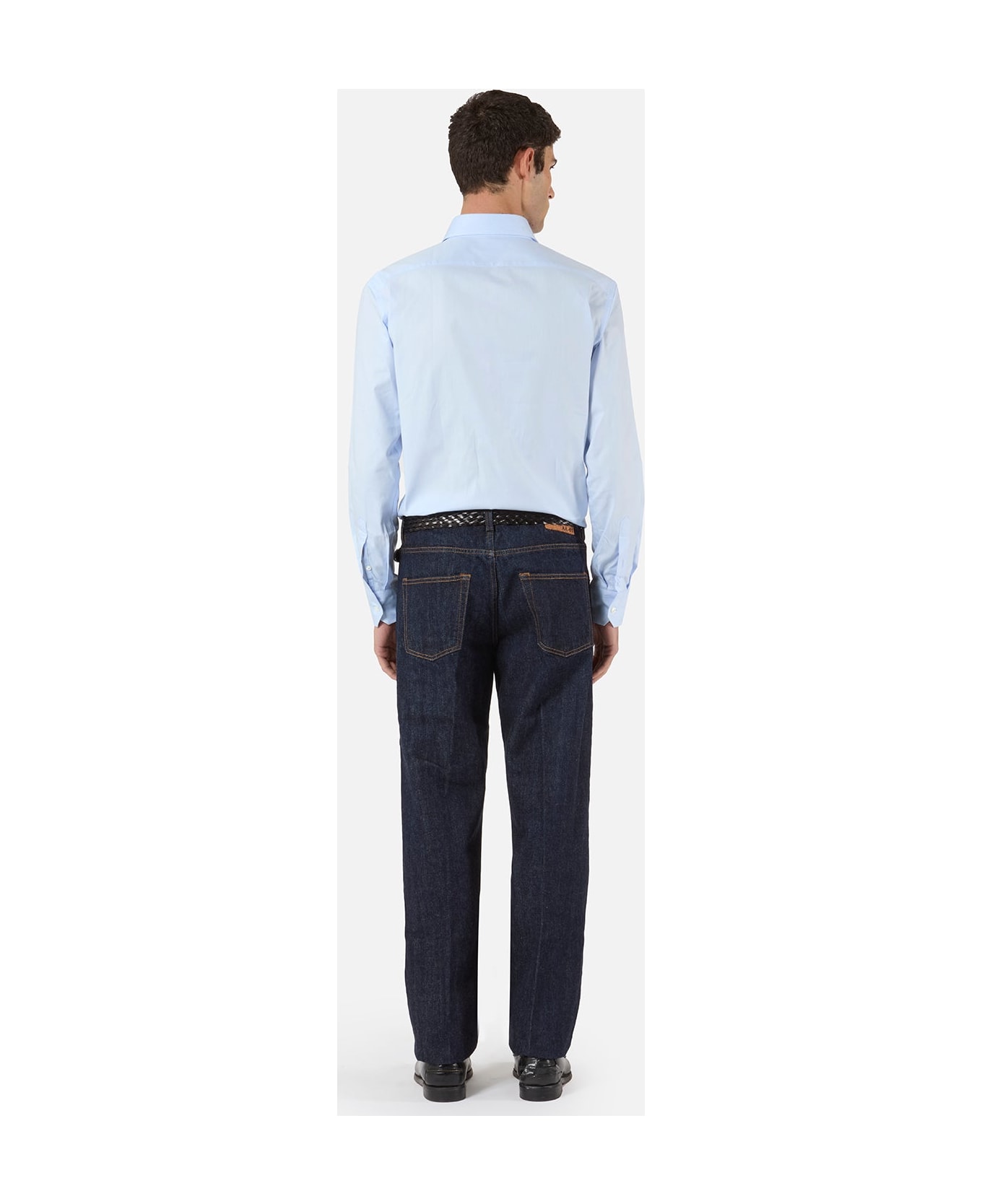 doppiaa Aalassio French Collar Oxford Shirt
