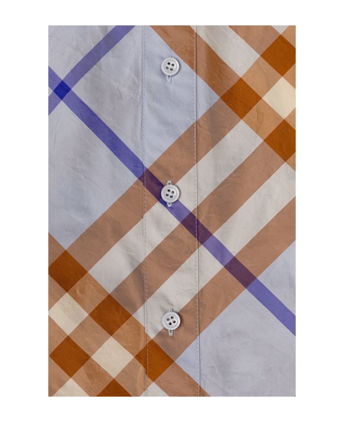 Burberry Checked Short-sleeved T-shirt - MULTICOLOUR