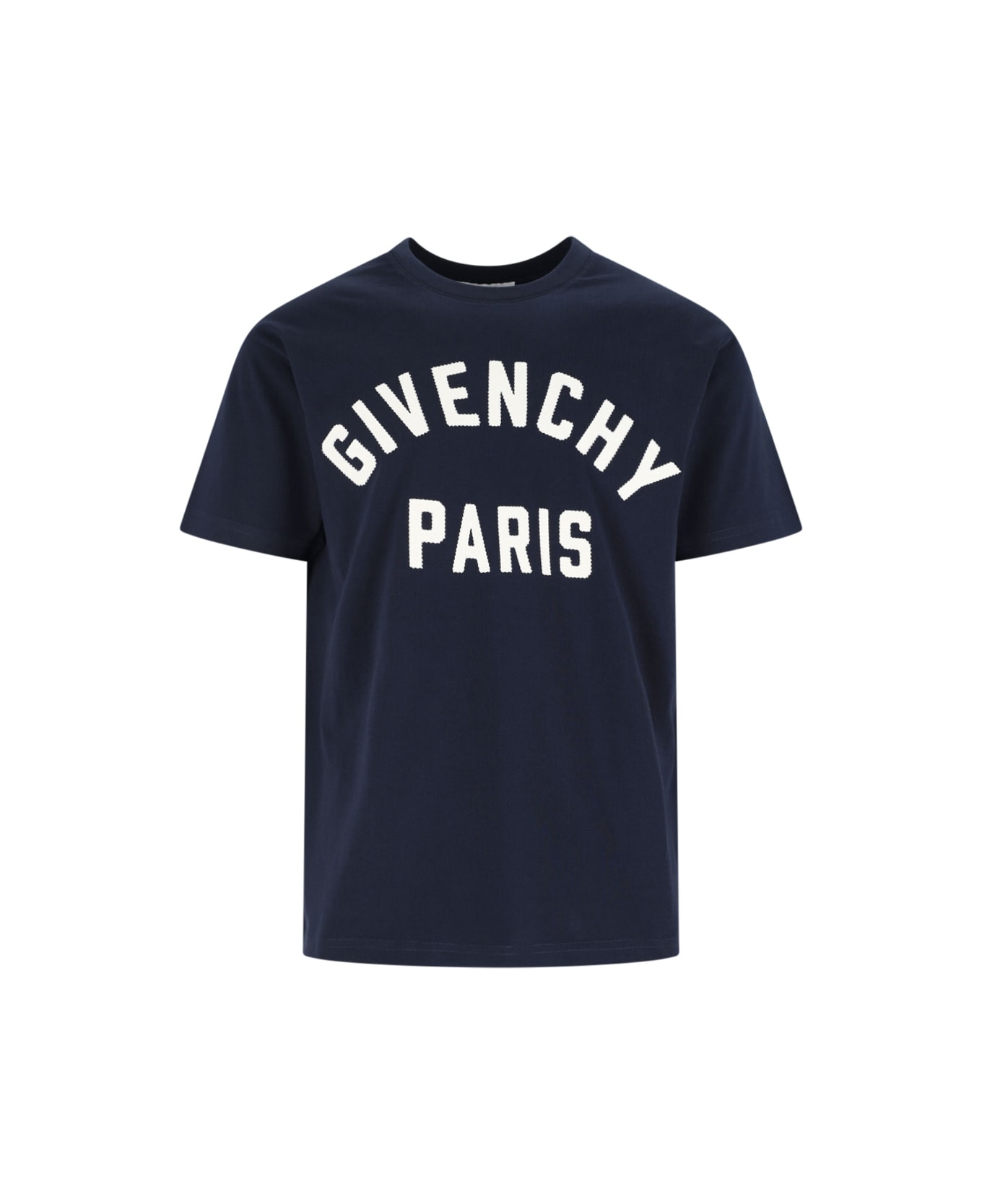 Givenchy Logo T-shirt - Navy White
