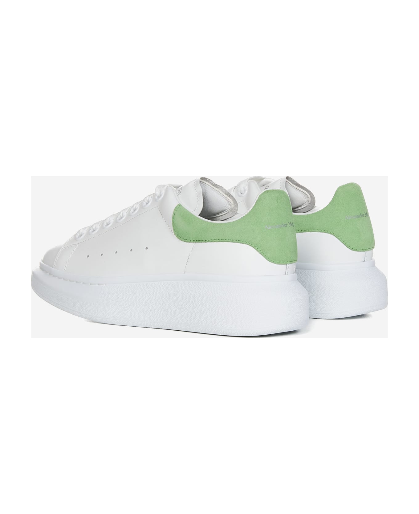 Alexander McQueen Oversize Leather Sneakers - White スニーカー