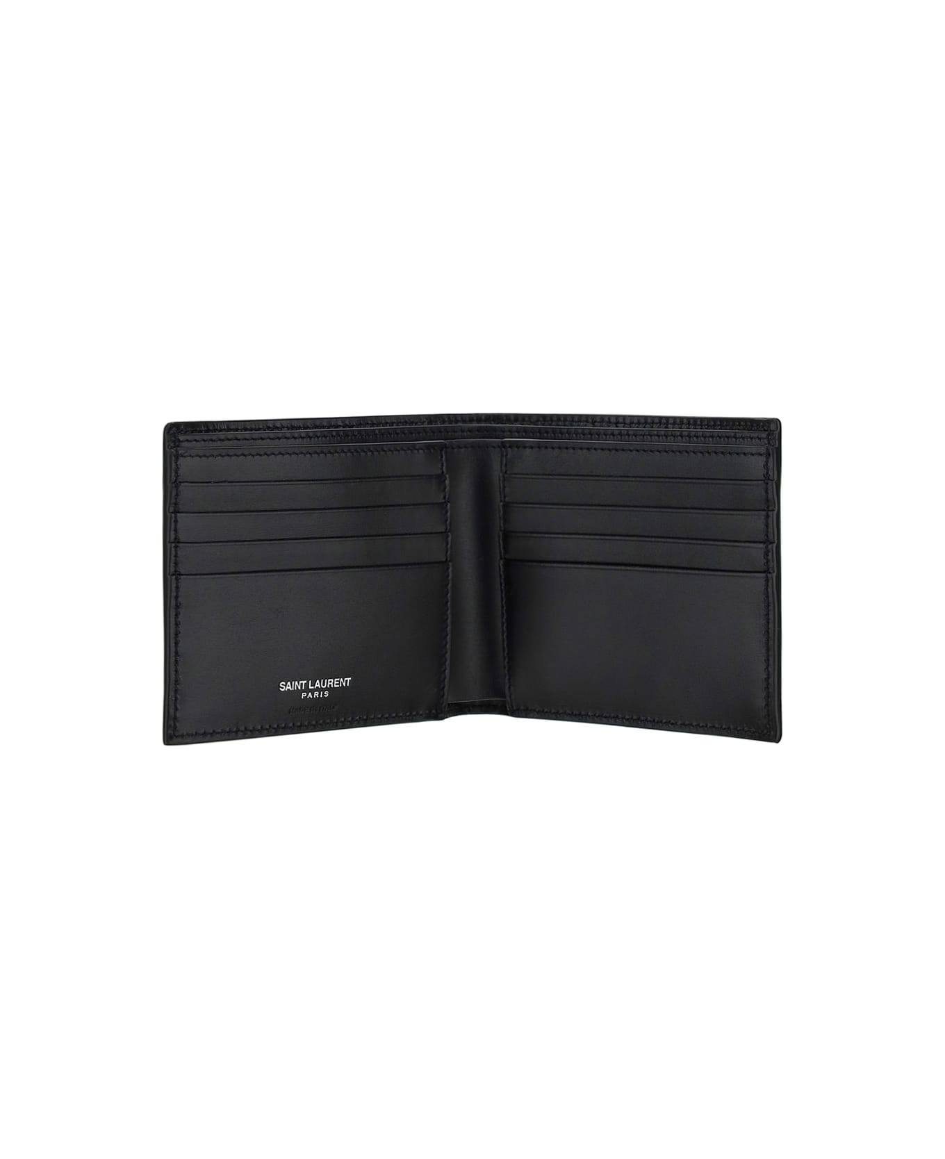 Saint Laurent Monogram Wallet - Black