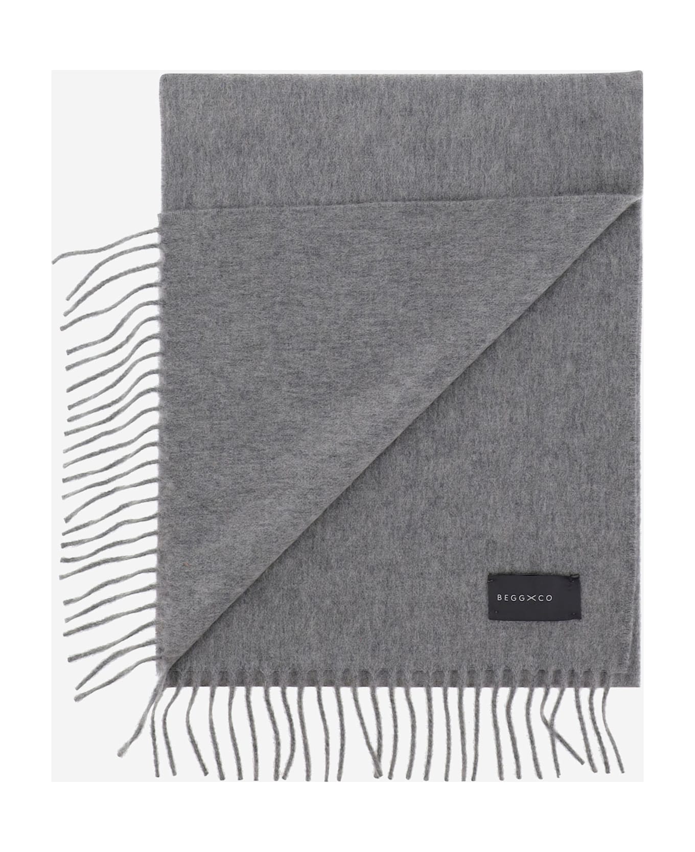 Alex Begg Cashmere Scarf - Grey