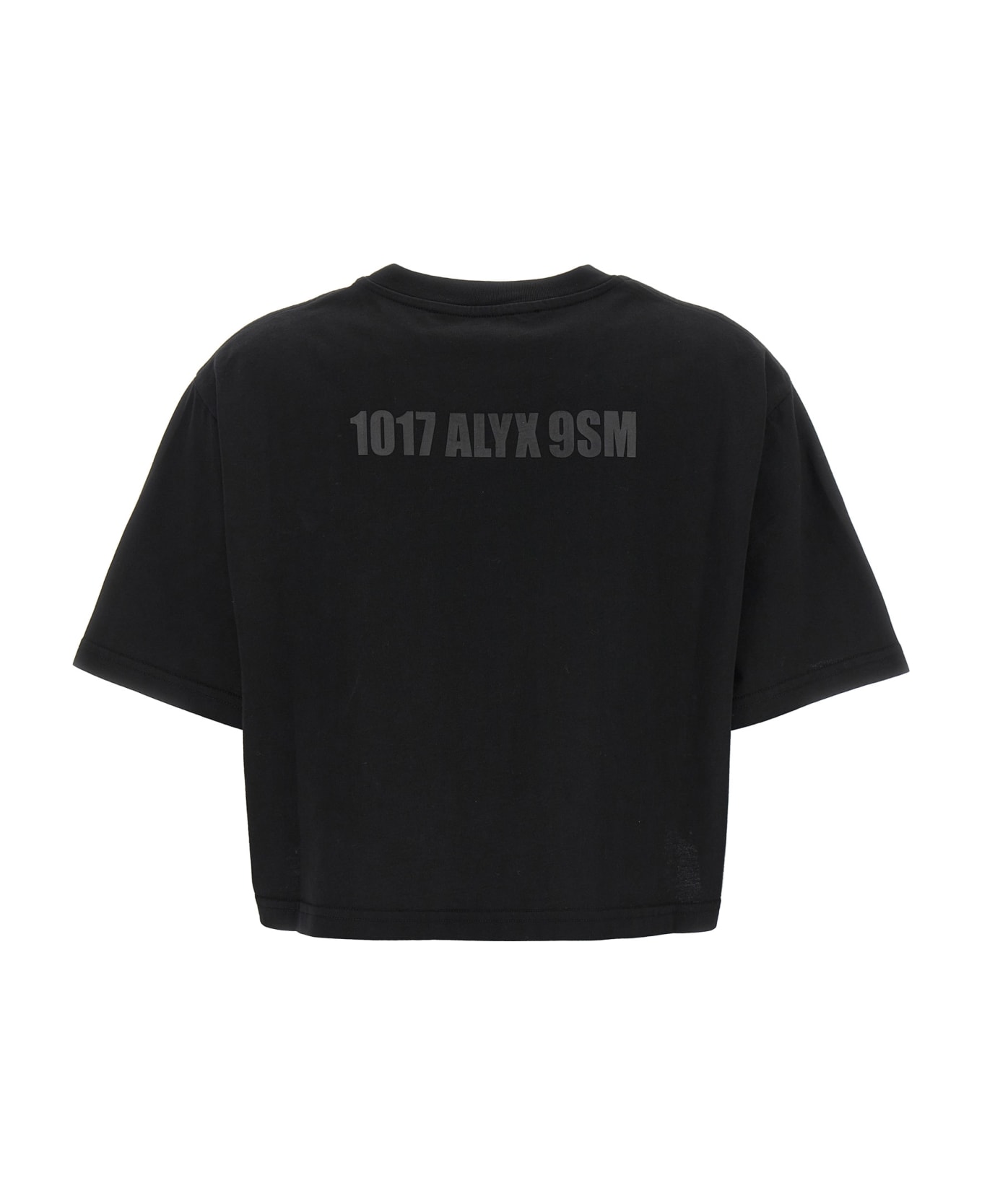 1017 ALYX 9SM Logo Print T-shirt - White/Black Tシャツ