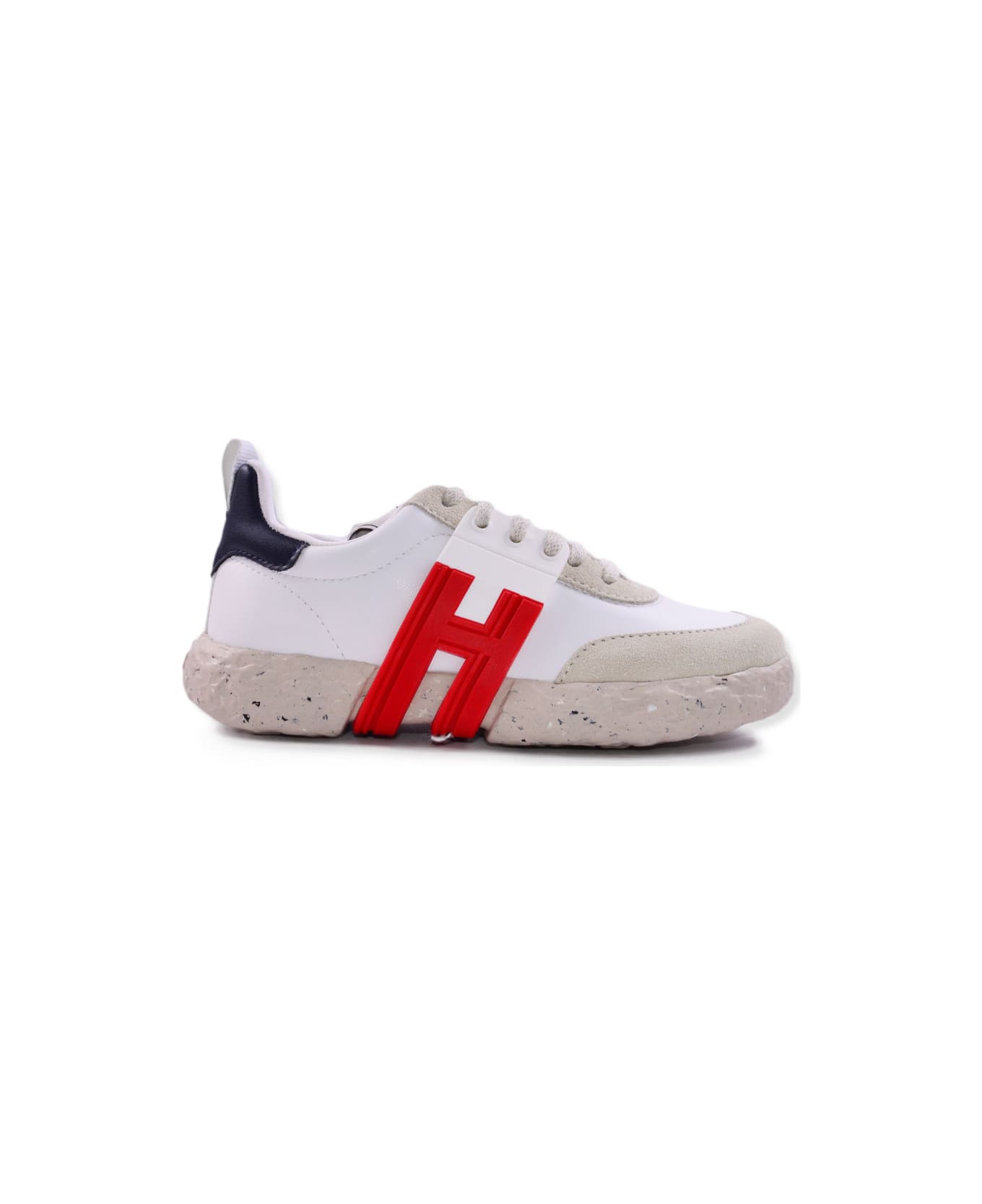 Hogan 3r Sneakers In Leather - White