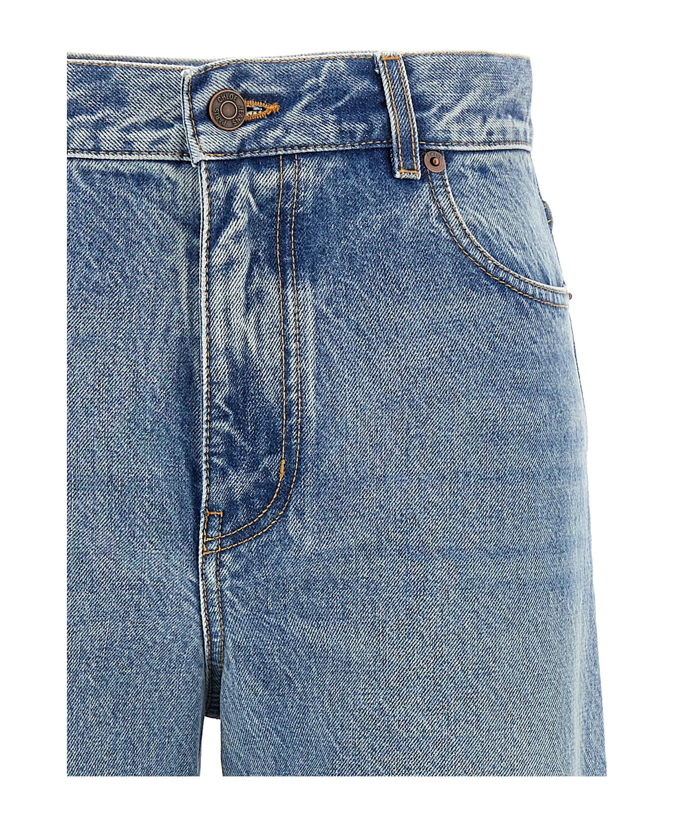 Chloé High Waist Jeans - Light Blue