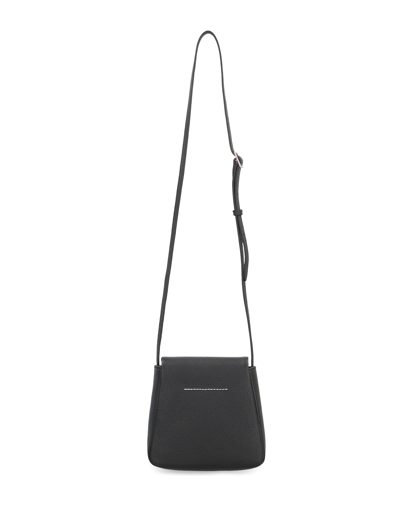 MM6 Maison Margiela Shoulder Bag Numeric In Leather - black