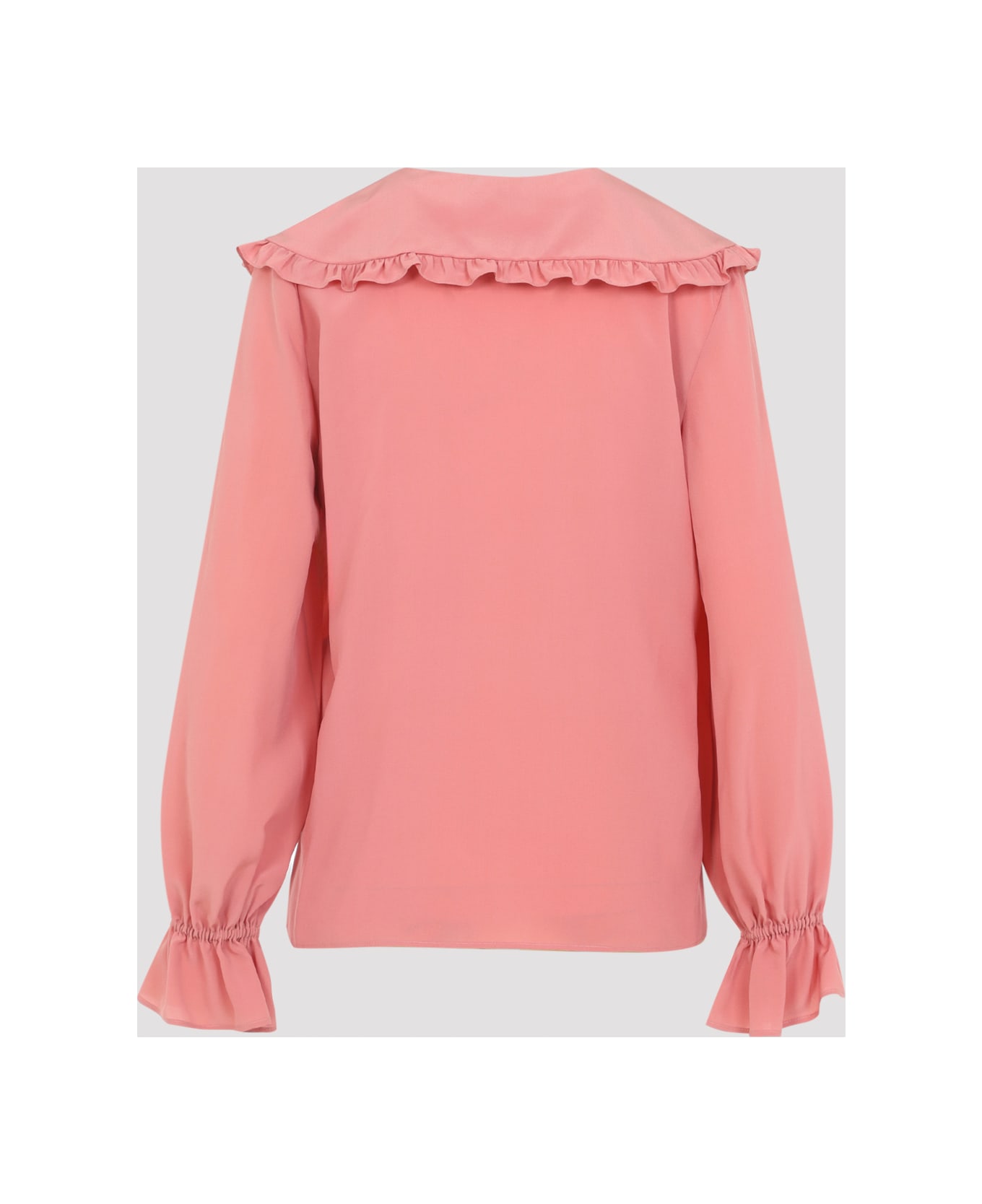 Chloé Silk Blouse - Flaming Coral