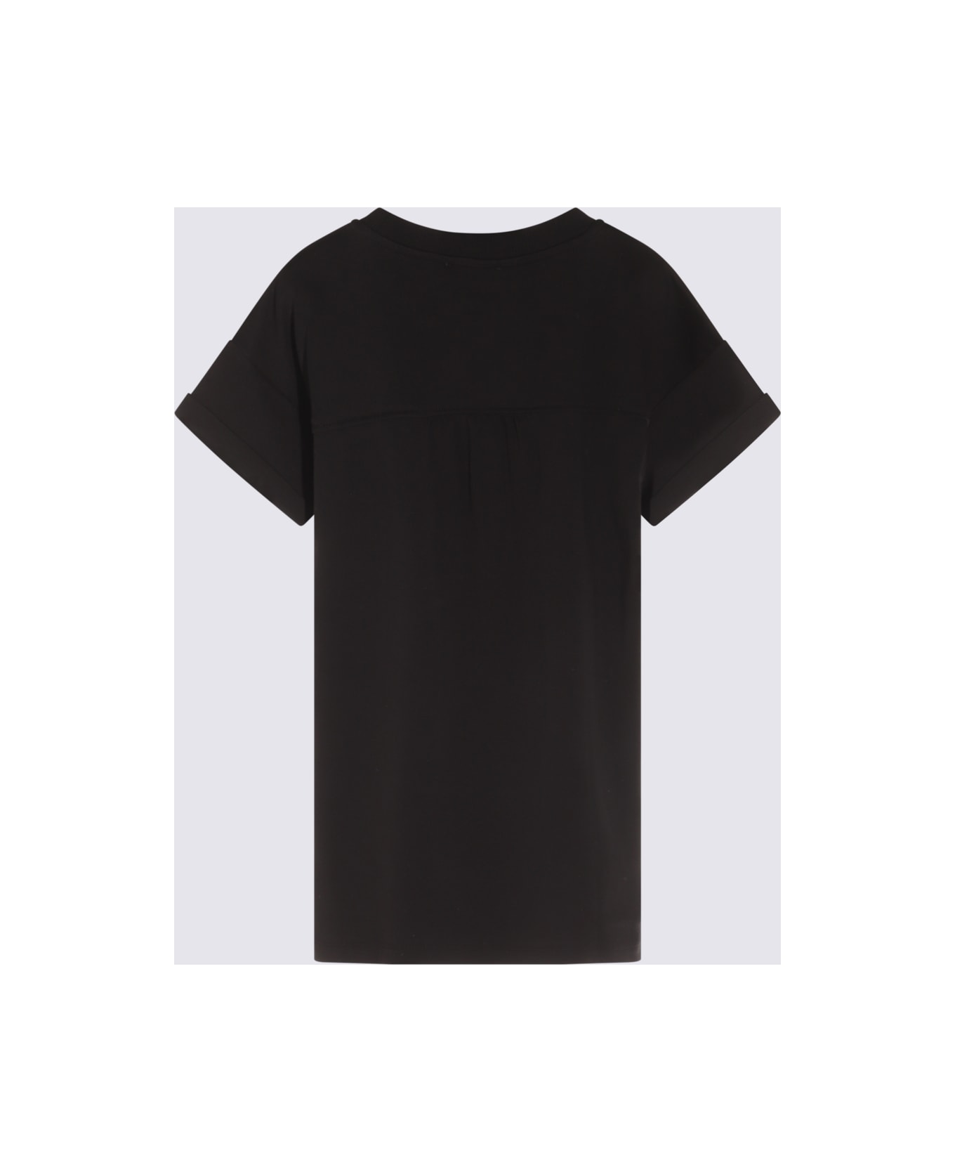 Moschino Black Cotton Dress - NERO/BLACK