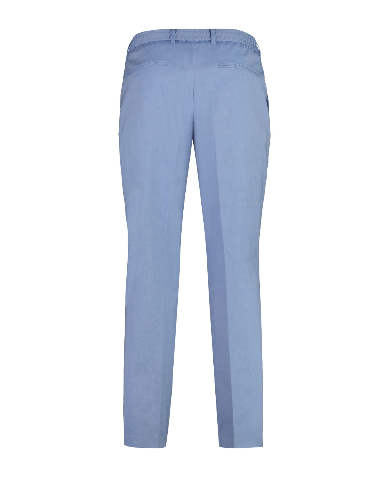 Hugo Boss Cotton Trousers - Light Blue