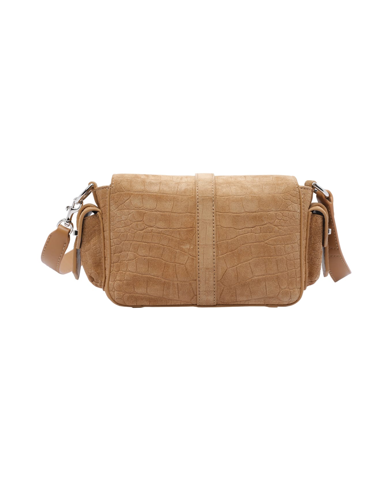Hogan Small Flap Crossbody Bag - Beige