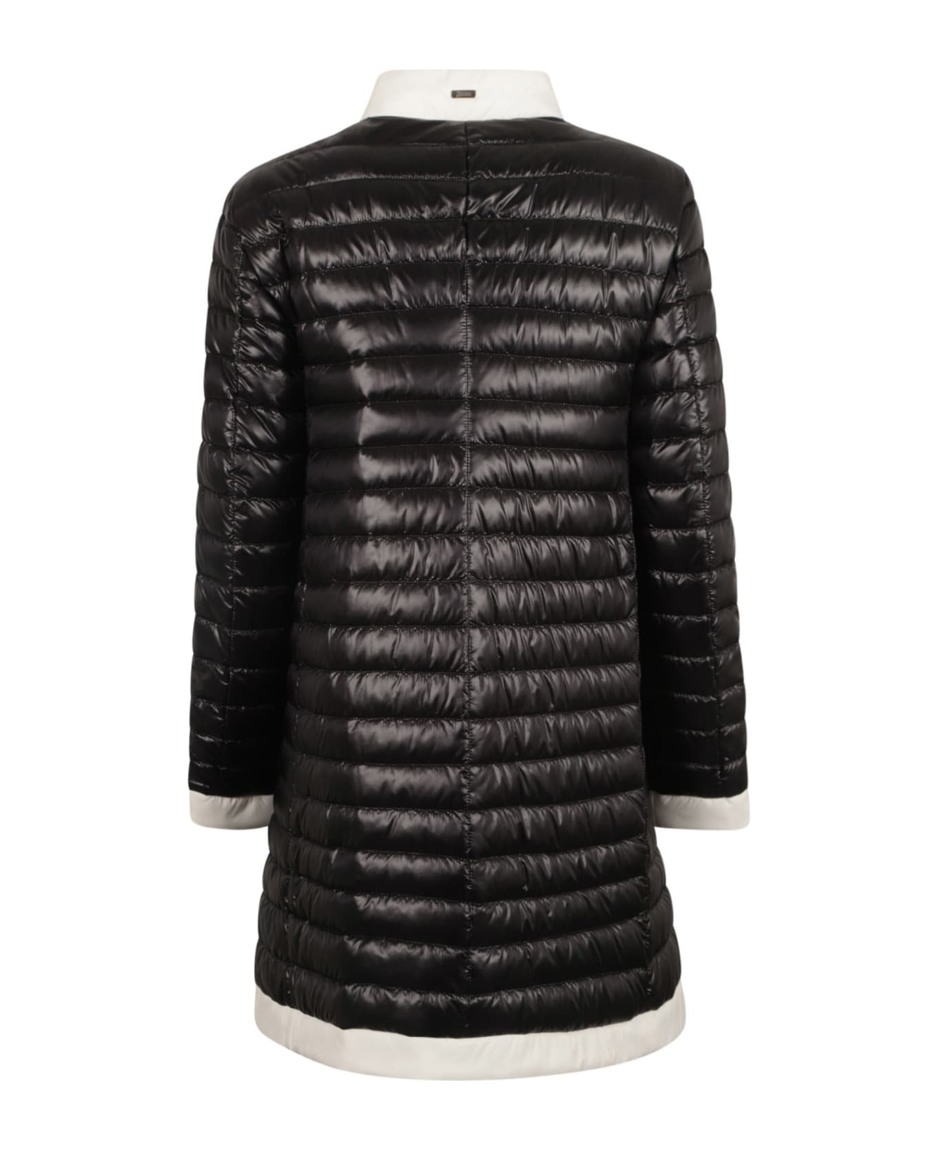 Herno High-neck 4 Pockets Long Padded Jacket - Black コート