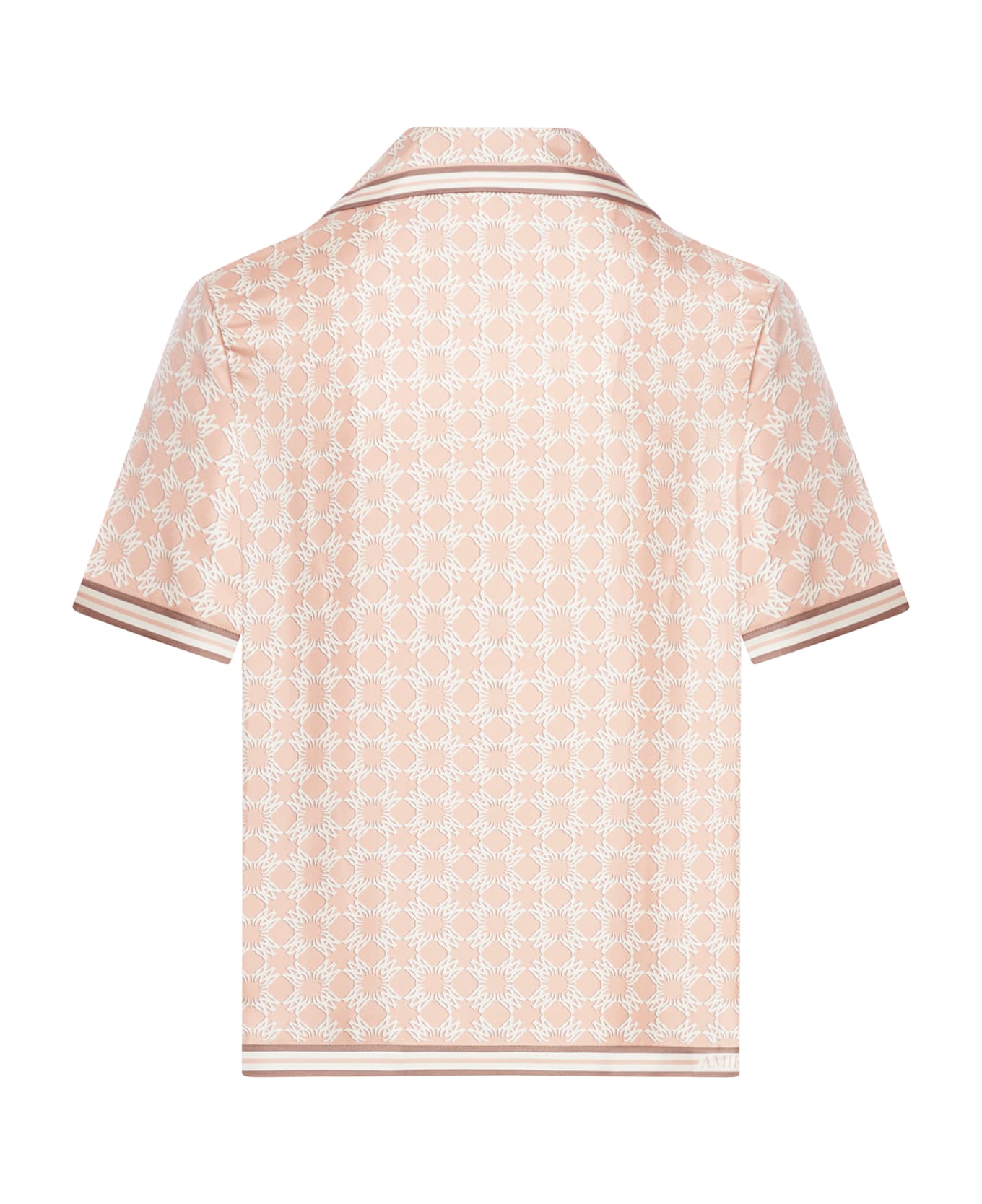 AMIRI Ma Quad Bowling Shirt - Pink & Purple