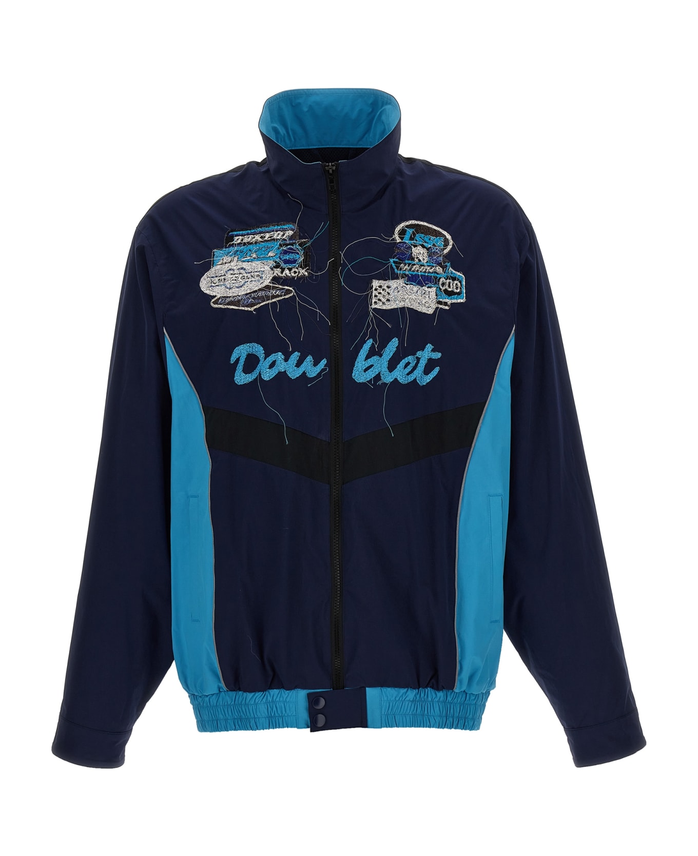 doublet 'a.i. Patches Embroidery' Jacket - Blue