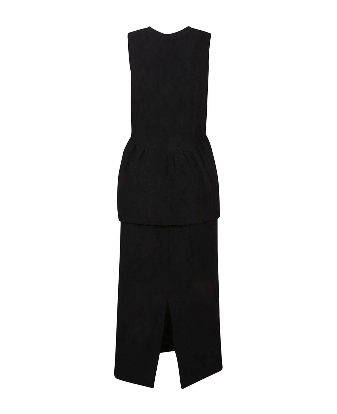 Jil Sander Sleeveless Midi Dress - Black ジャンプスーツ