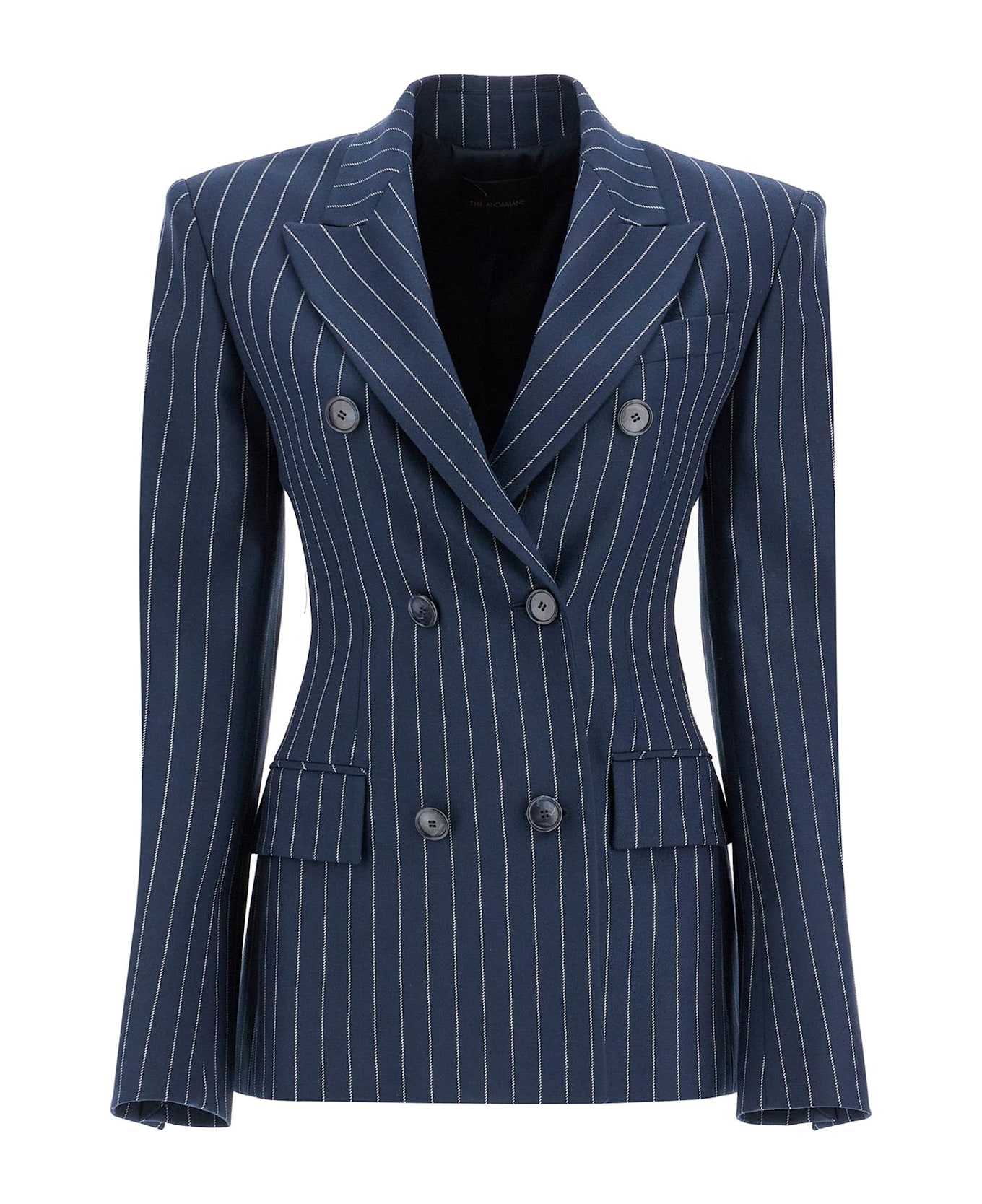 The Andamane Shannon Pinstripe - BLUEWHITE (Blue)