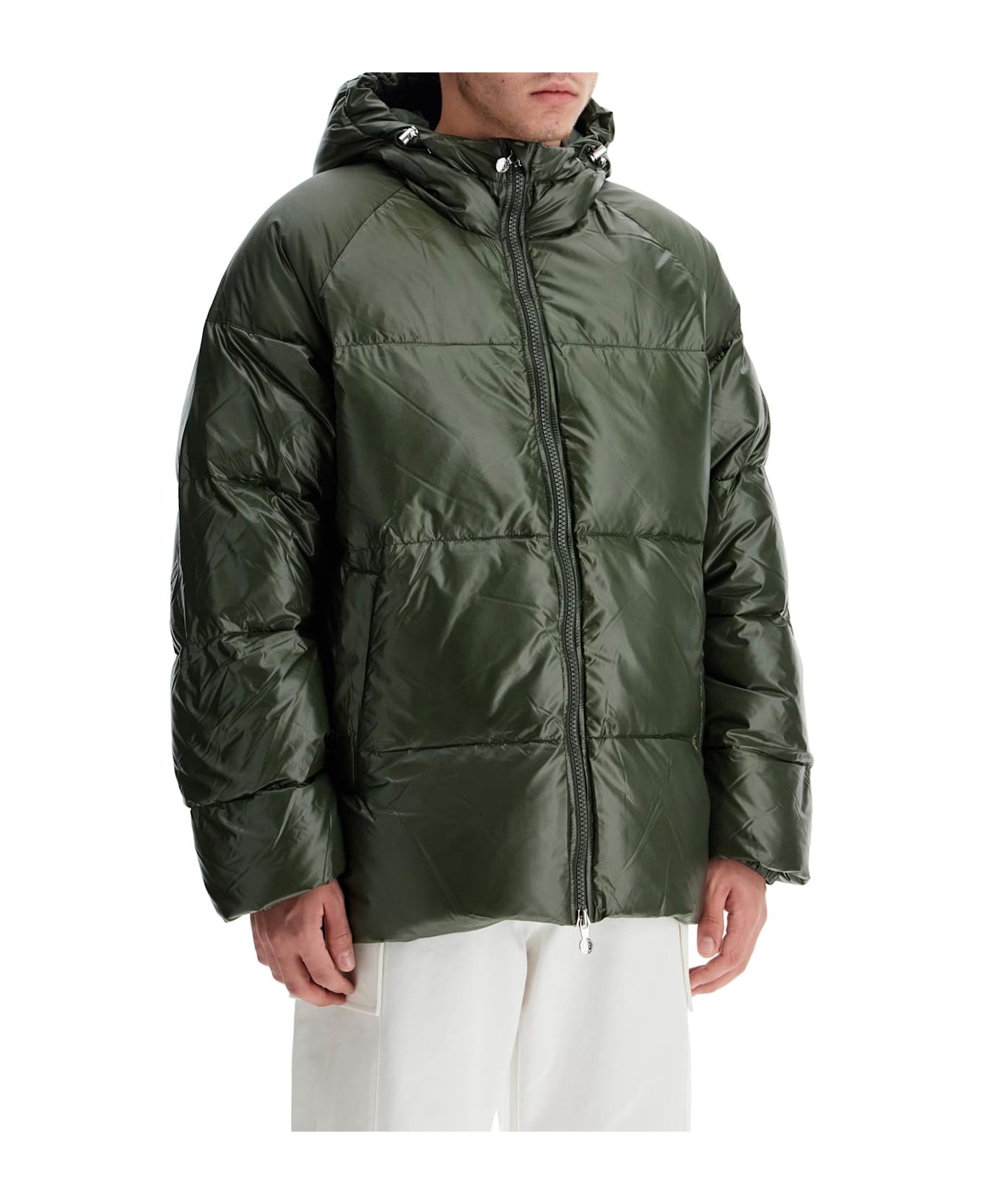 Pyrenex Sten 3 Shiny Down Jacket - DEEP KHAKI (Khaki)