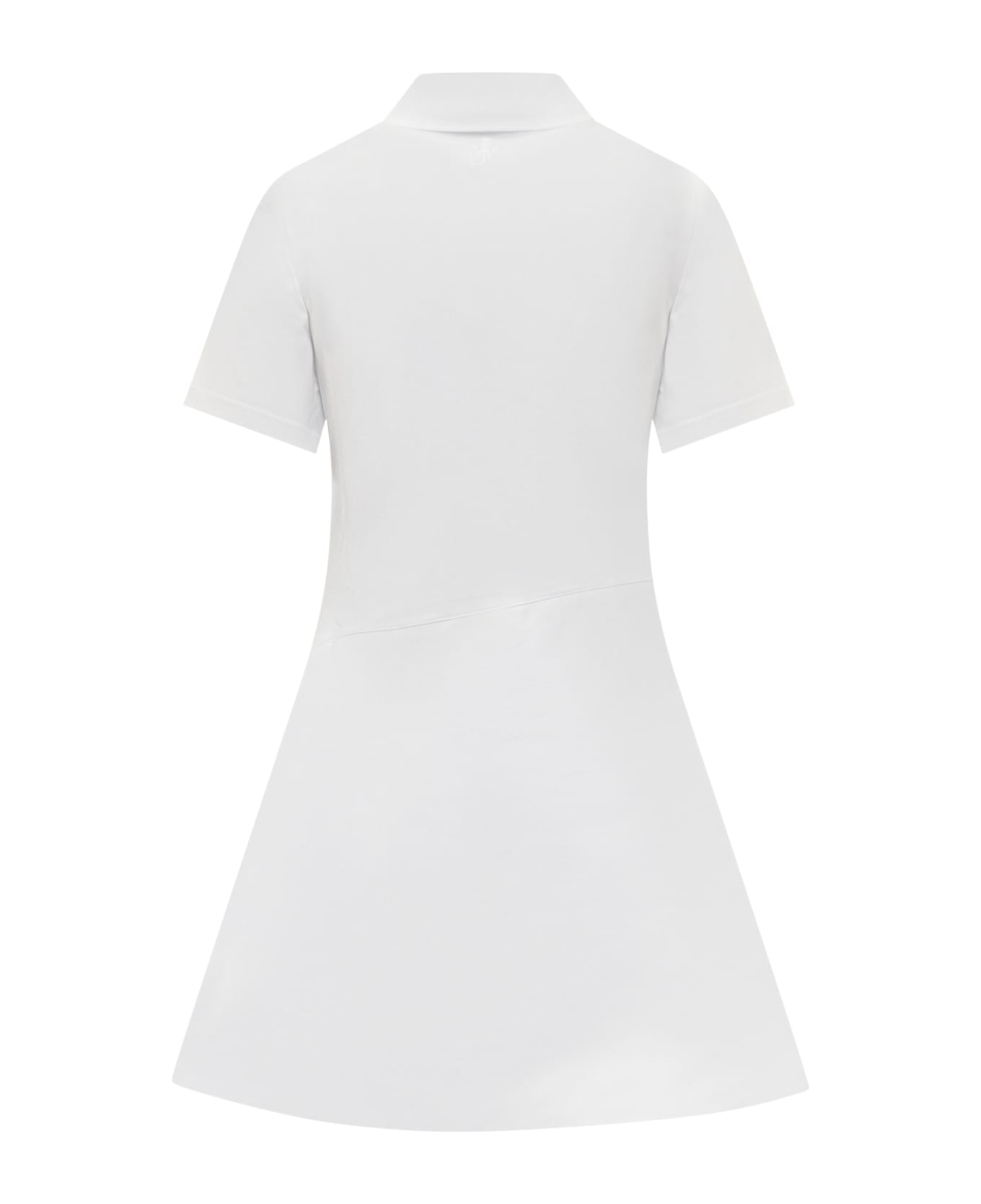 J.W. Anderson Asymmetric Polo Dress - WHITE