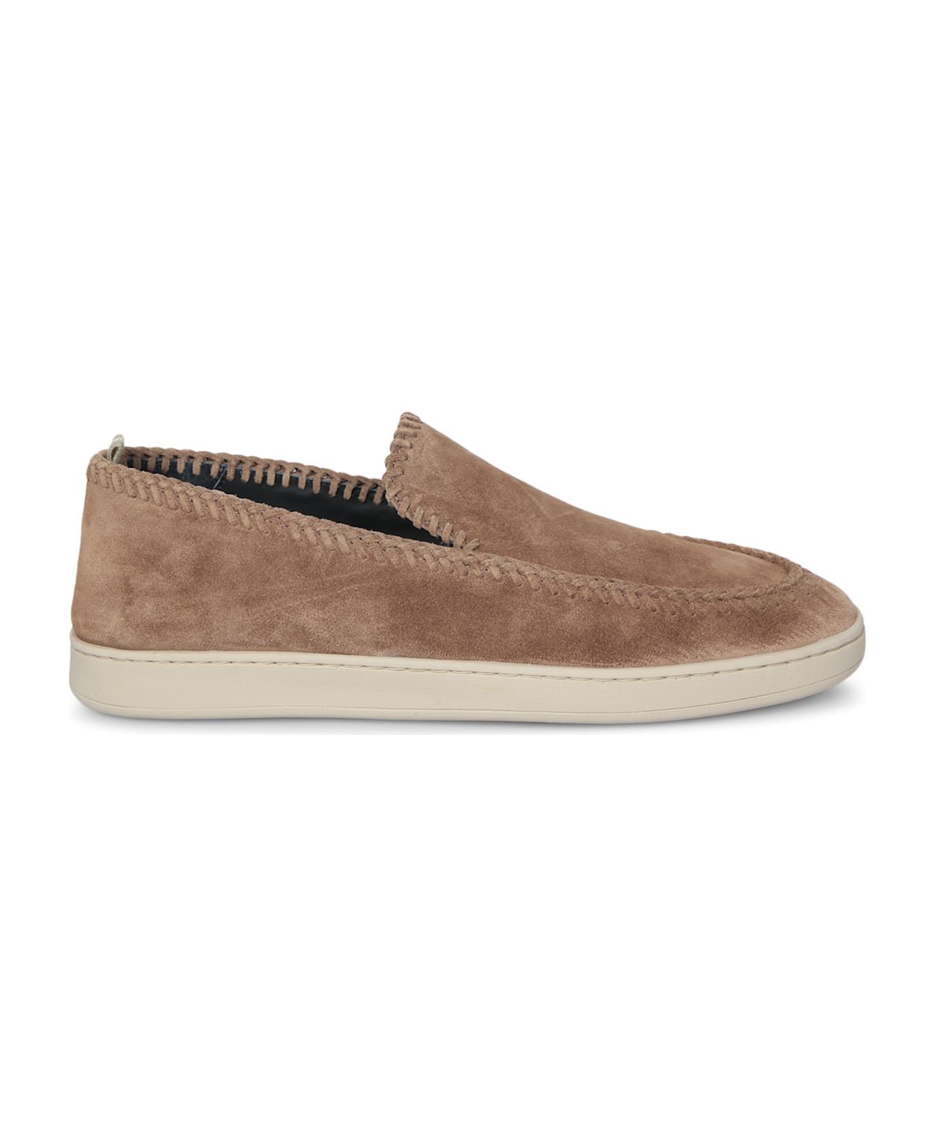 Officine Creative Driver Suede Brown Moccasin - Brown