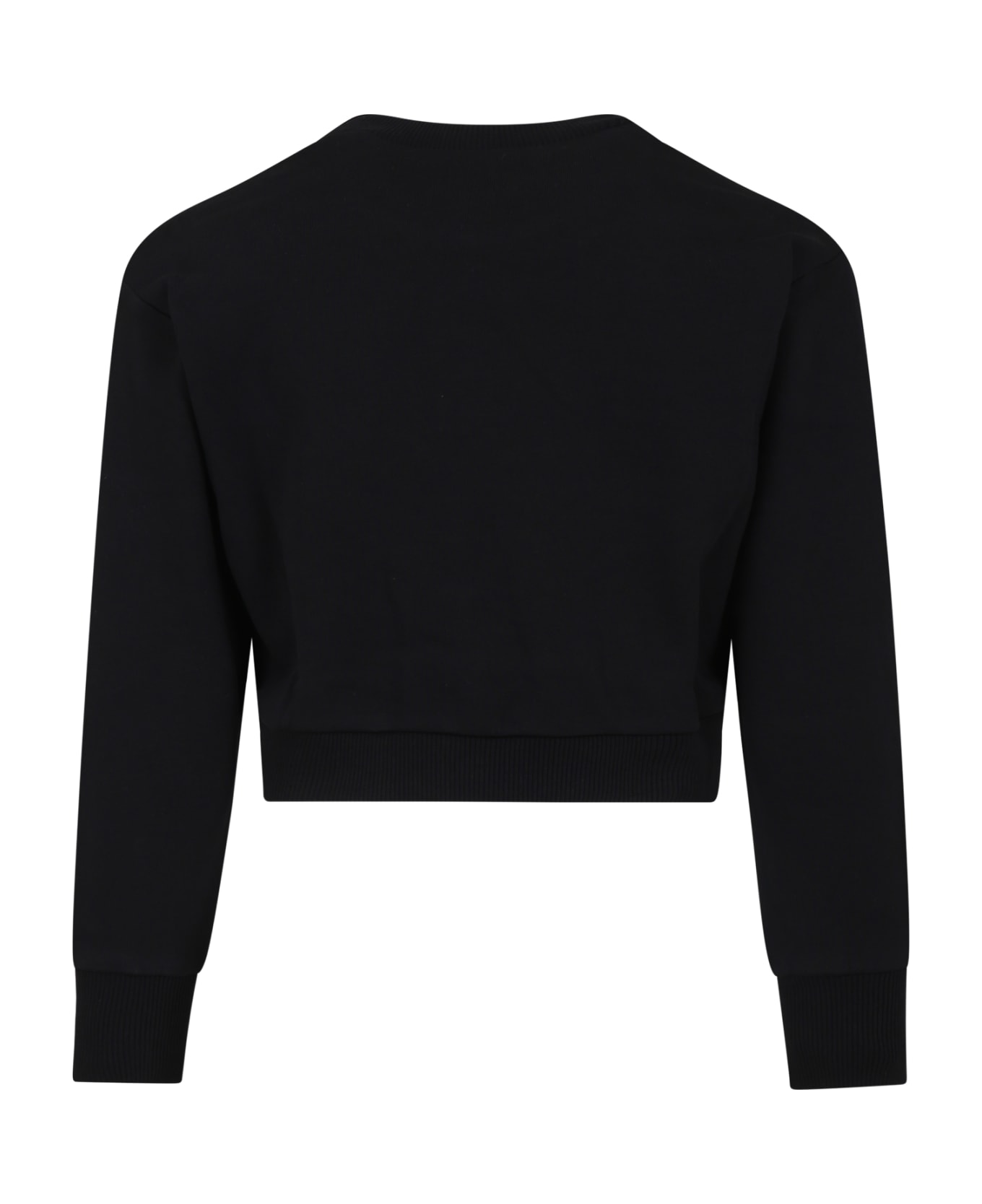 Marni Black Sweatshirt For Girl With Logo - Black ニットウェア＆スウェットシャツ