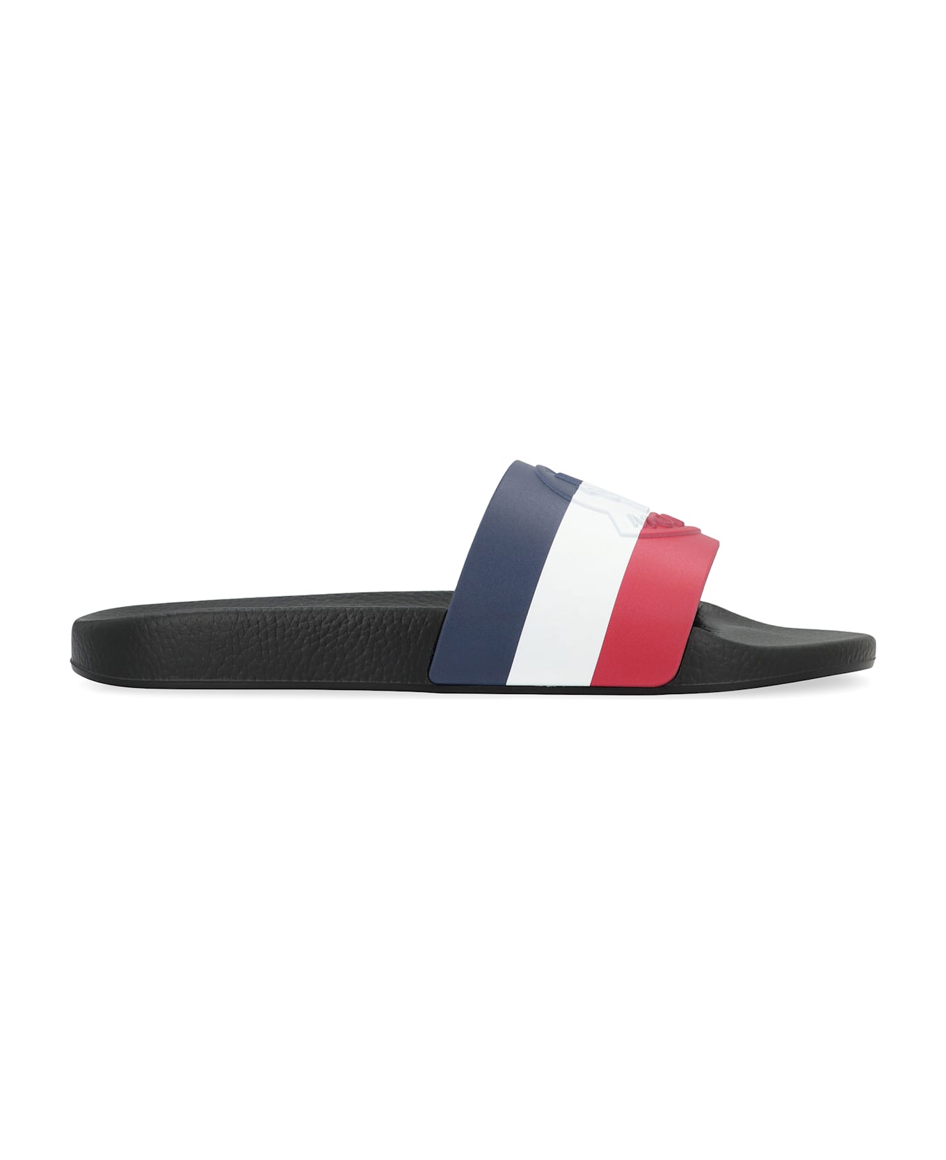 Moncler Basile Rubber Slides - black