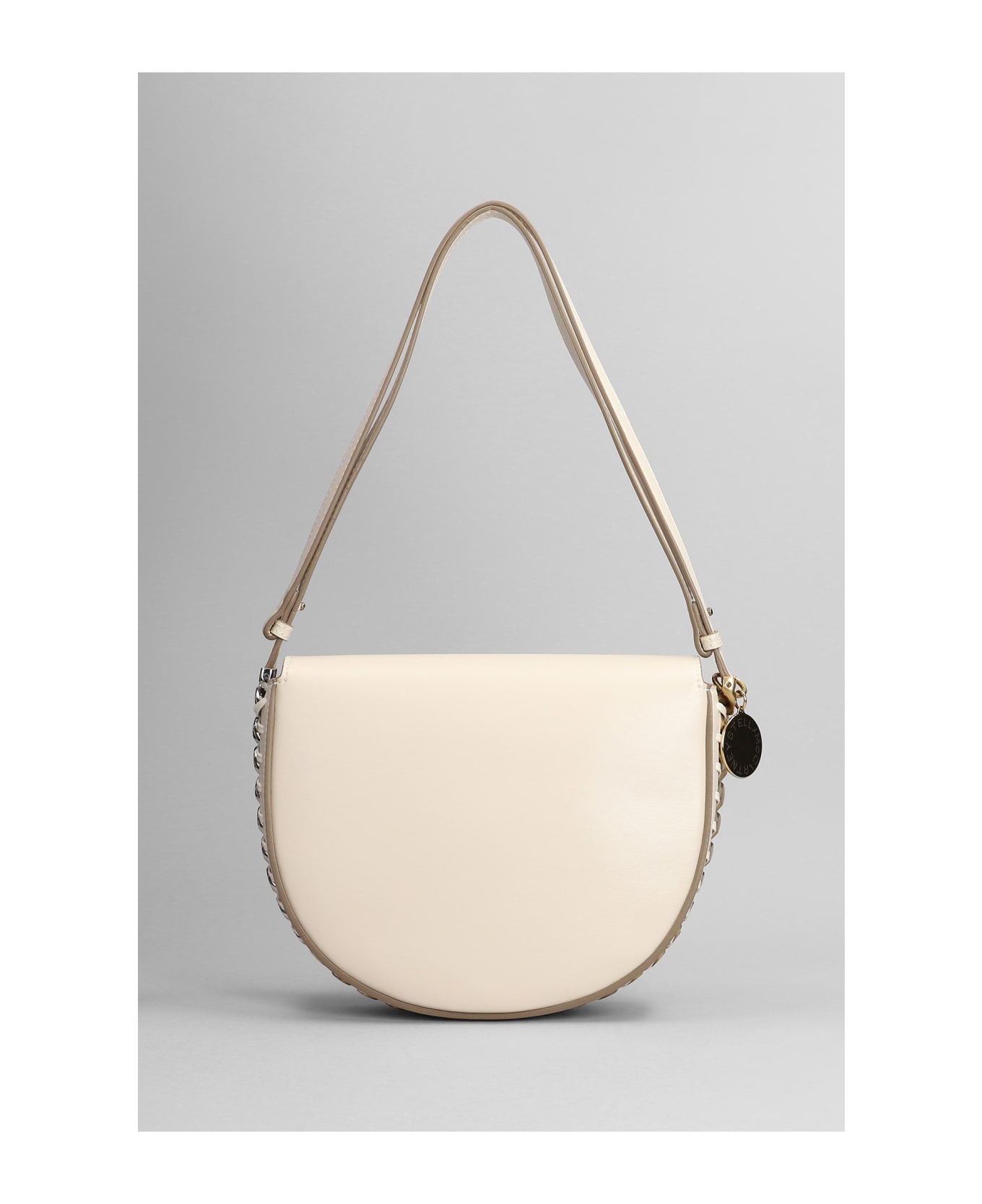 Stella McCartney Shoulder Bag In White Faux Leather - white