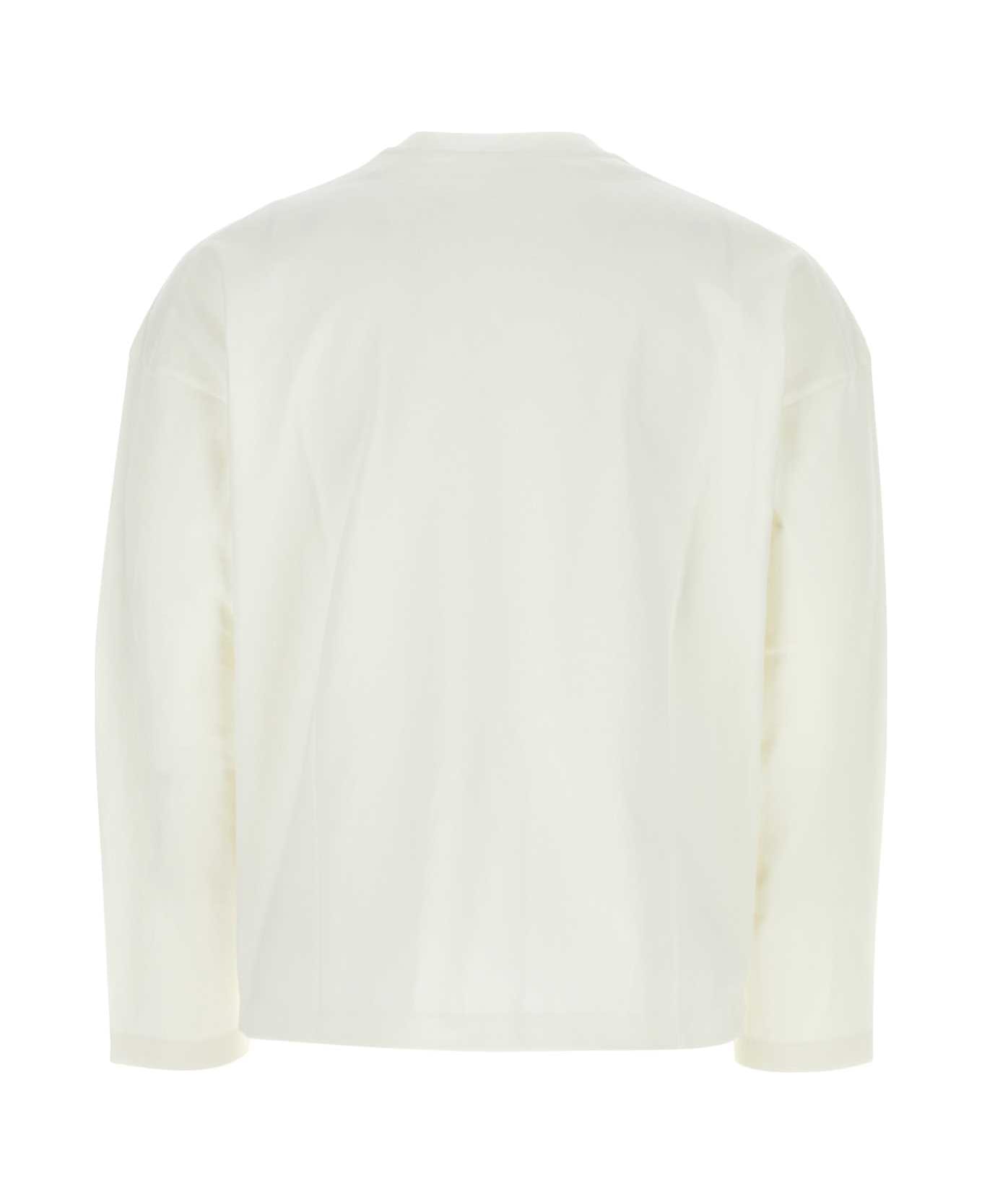 Jil Sander White Cotton T-shirt - 102
