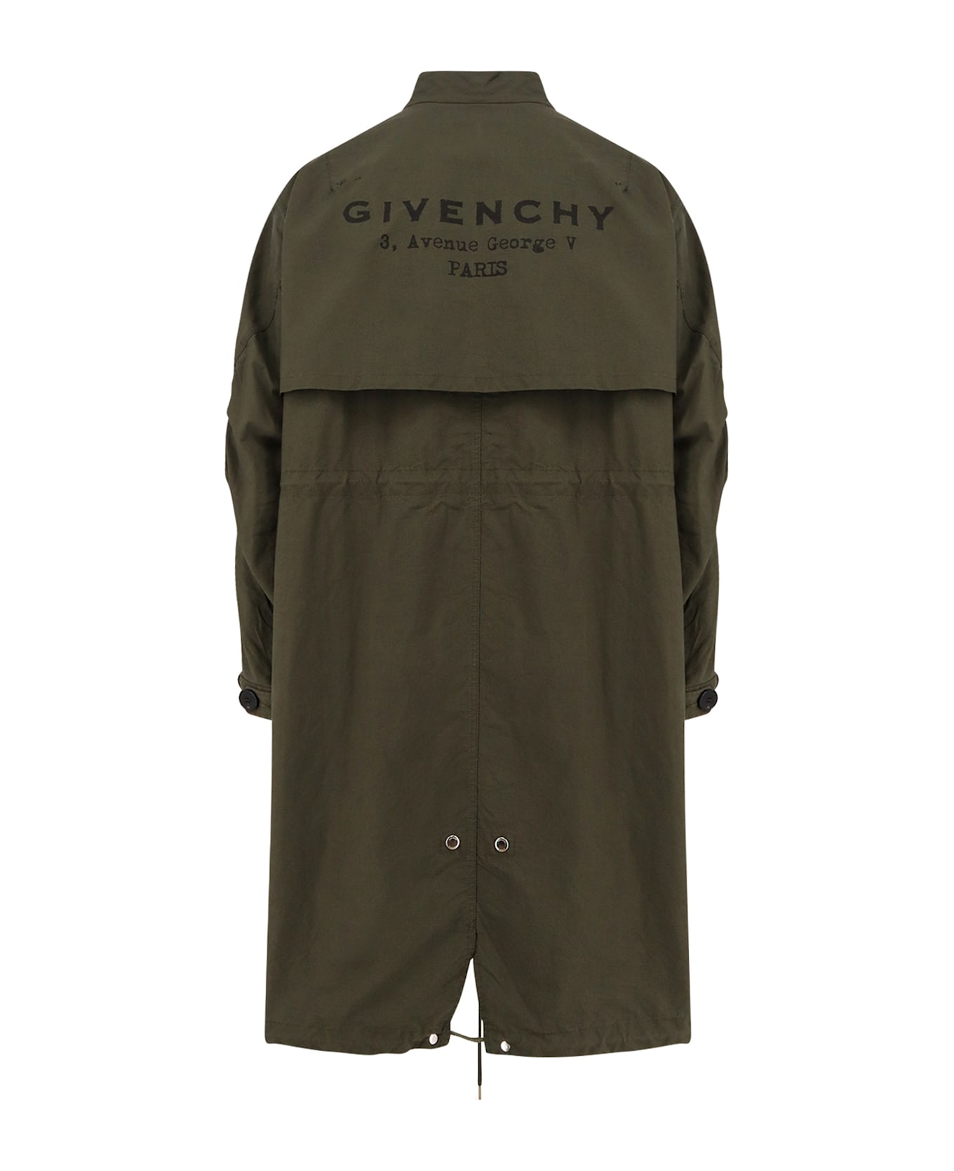 Givenchy Water-proof Cotton Parka Jacket - KHAKI ブレザー