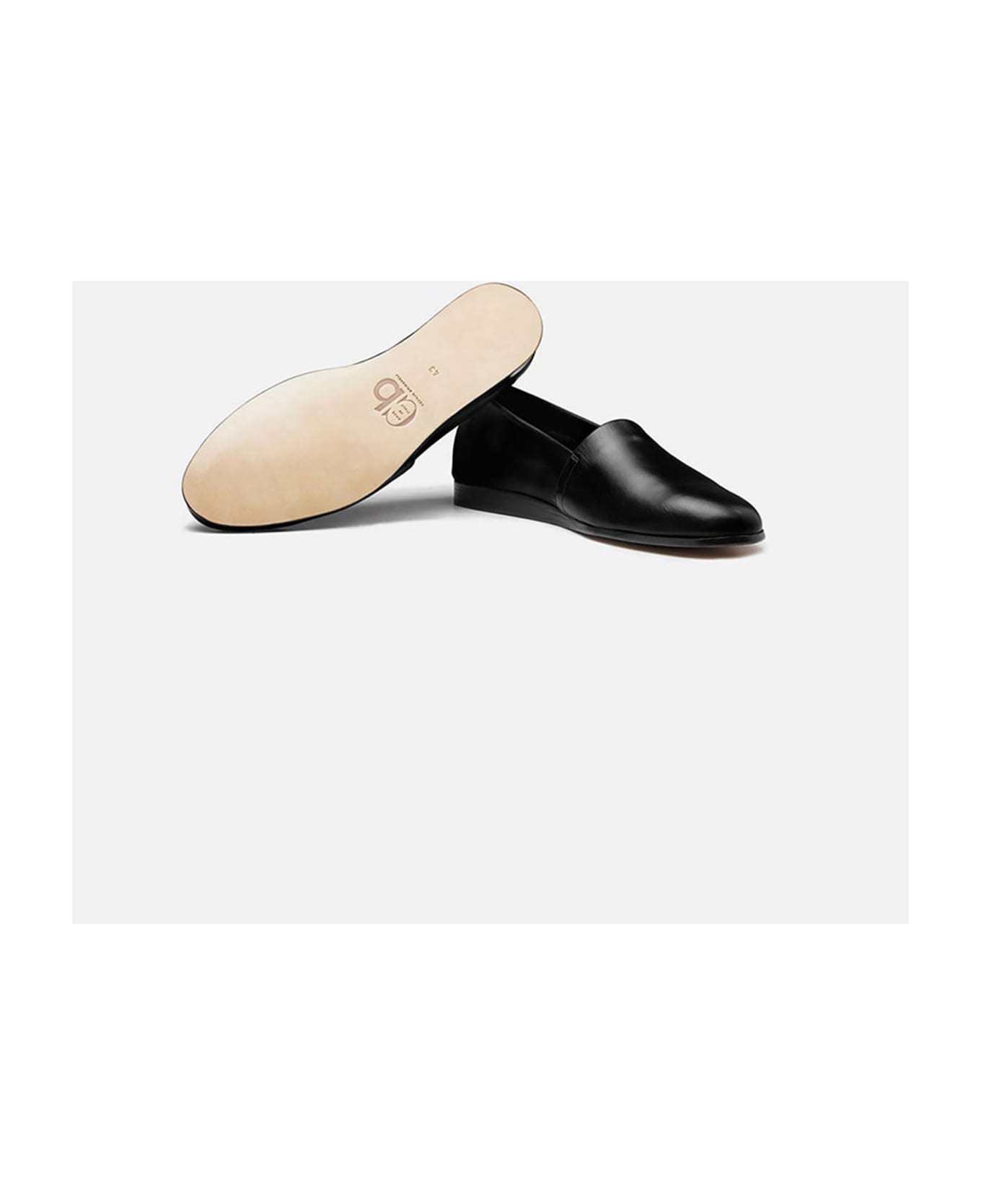 CB Made in Italy Leather Slip-on Amalfi - Black