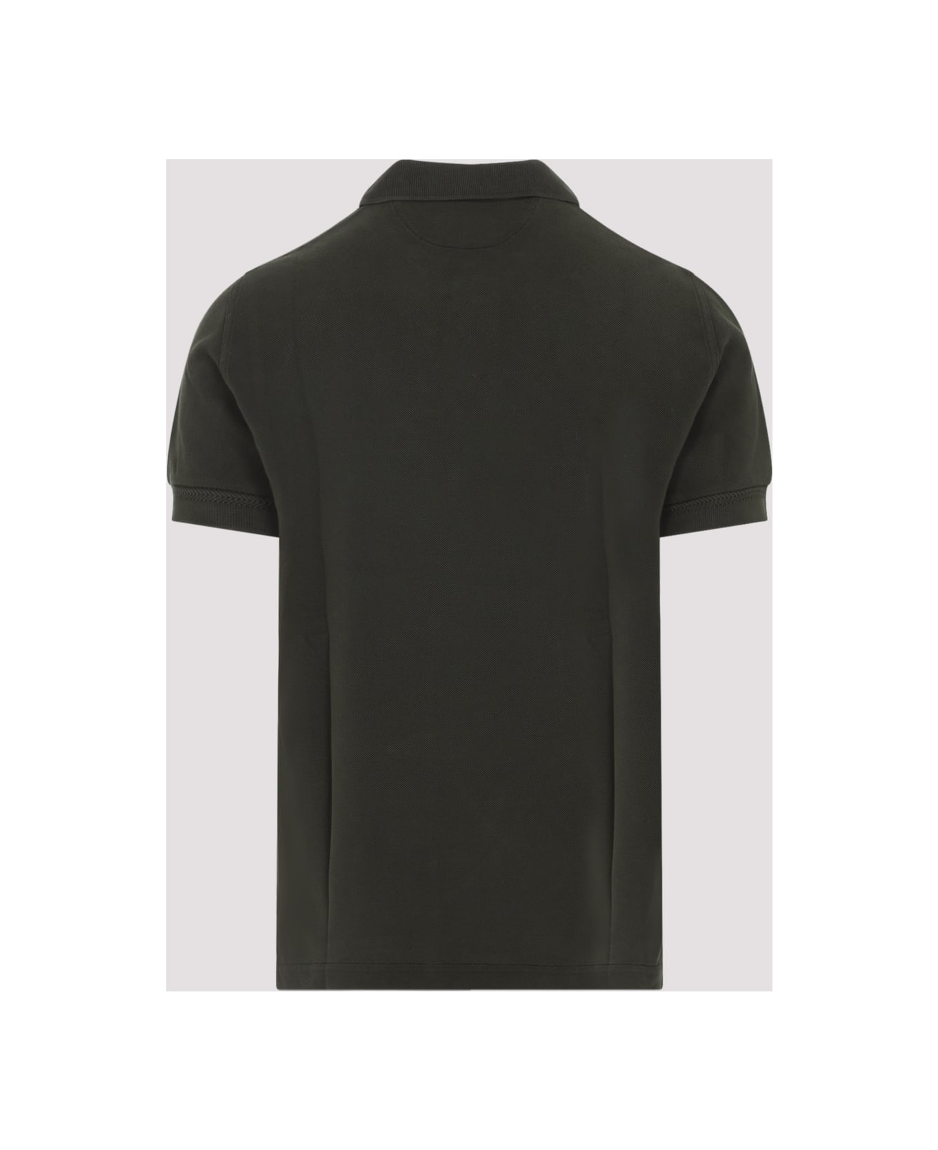 Tom Ford Lyocell Polo - Gal Military Green