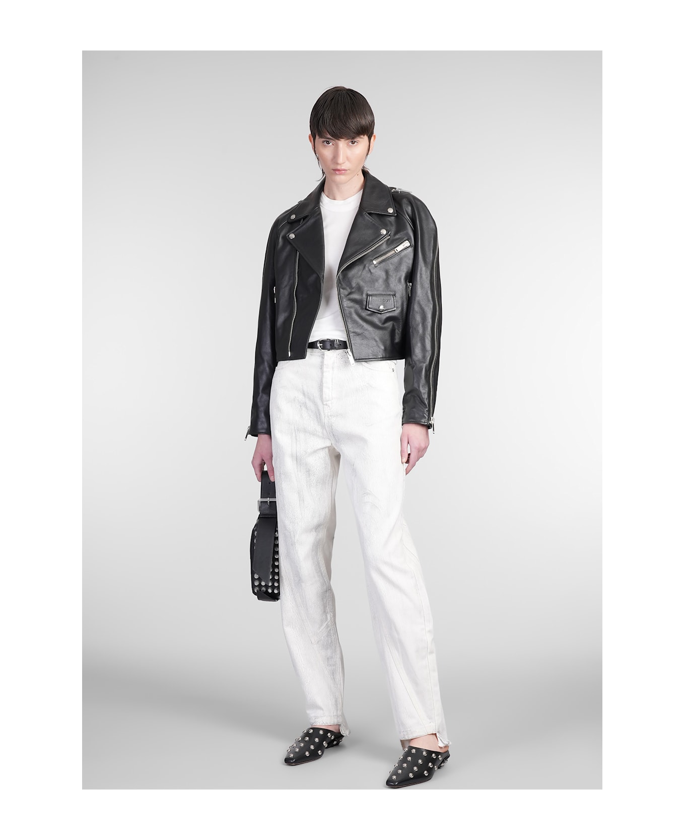 HALFBOY Jeans In White Denim - white