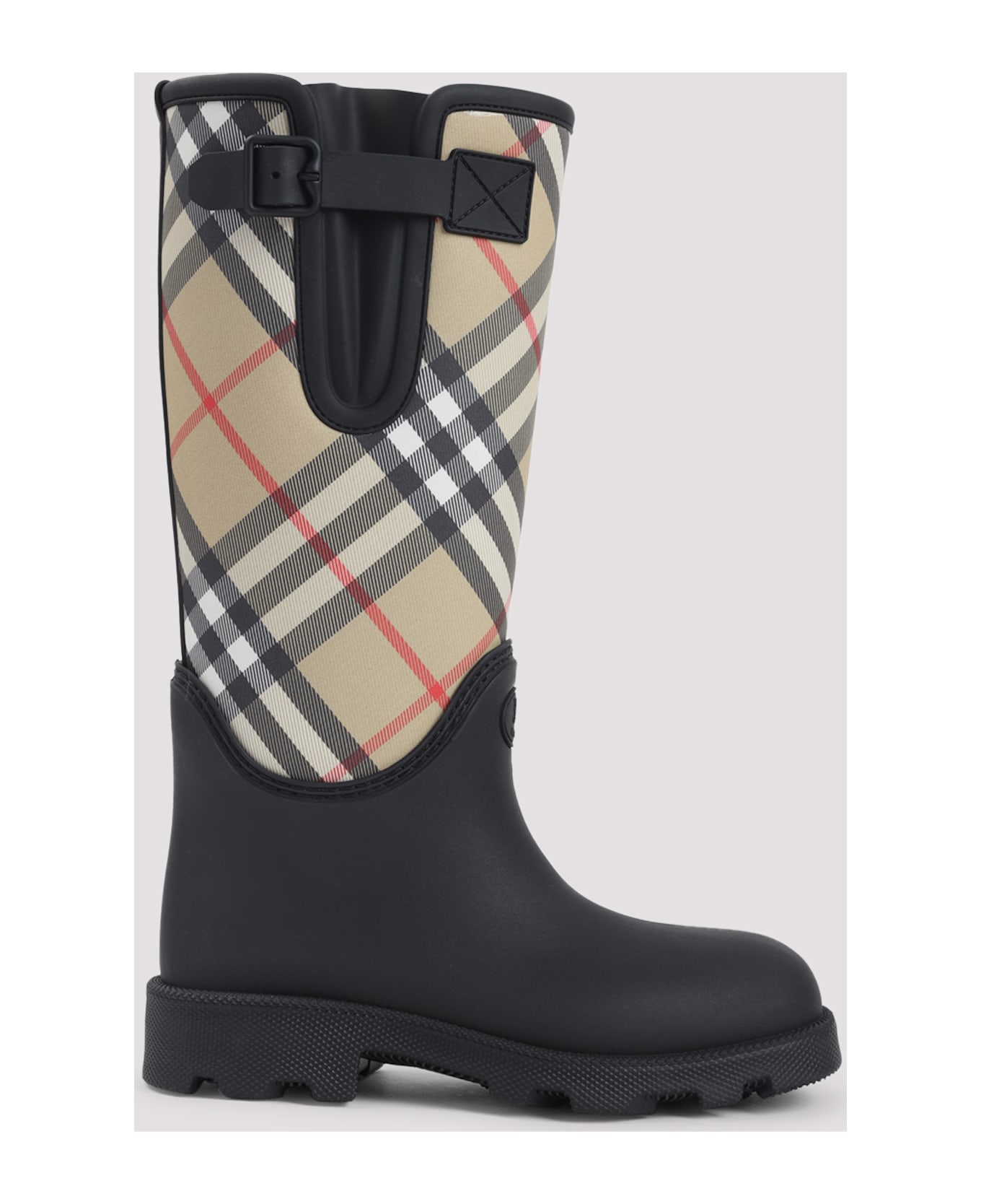 Burberry Marsh Stamp High Boots - Black