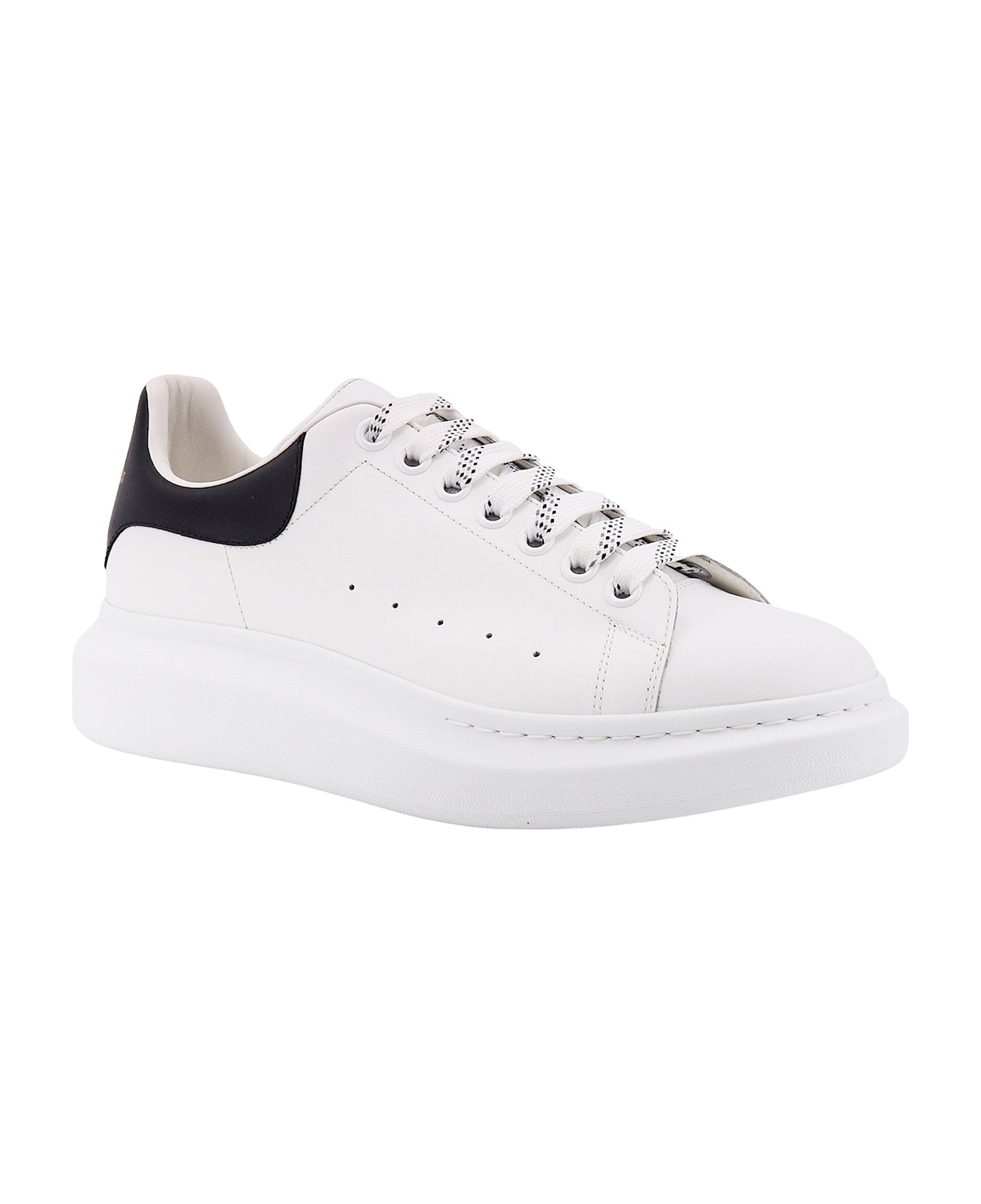 Alexander McQueen Low-top Leather Sneakers - White