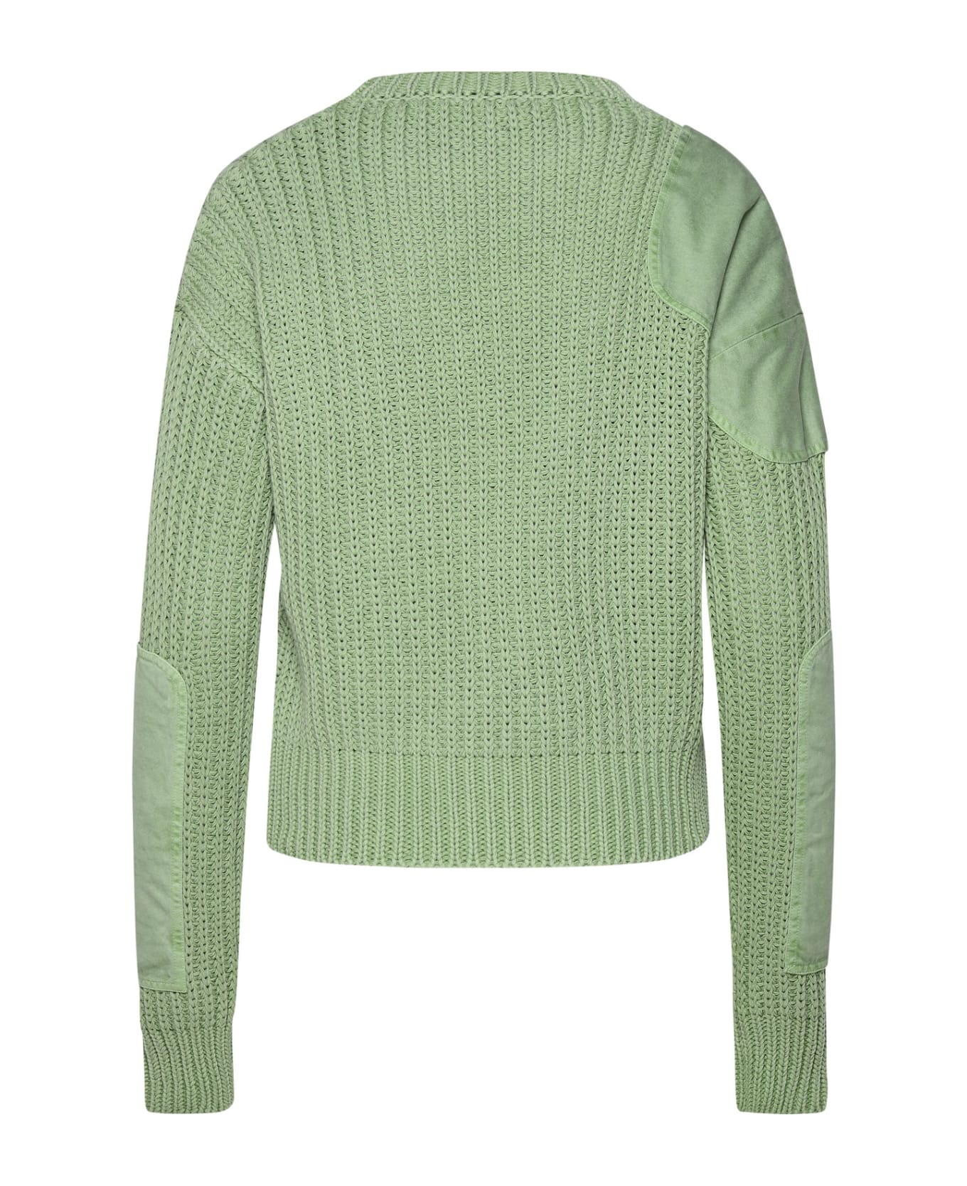 Max Mara 'abisso1234' Sage Green Cotton Sweater - Green ニットウェア