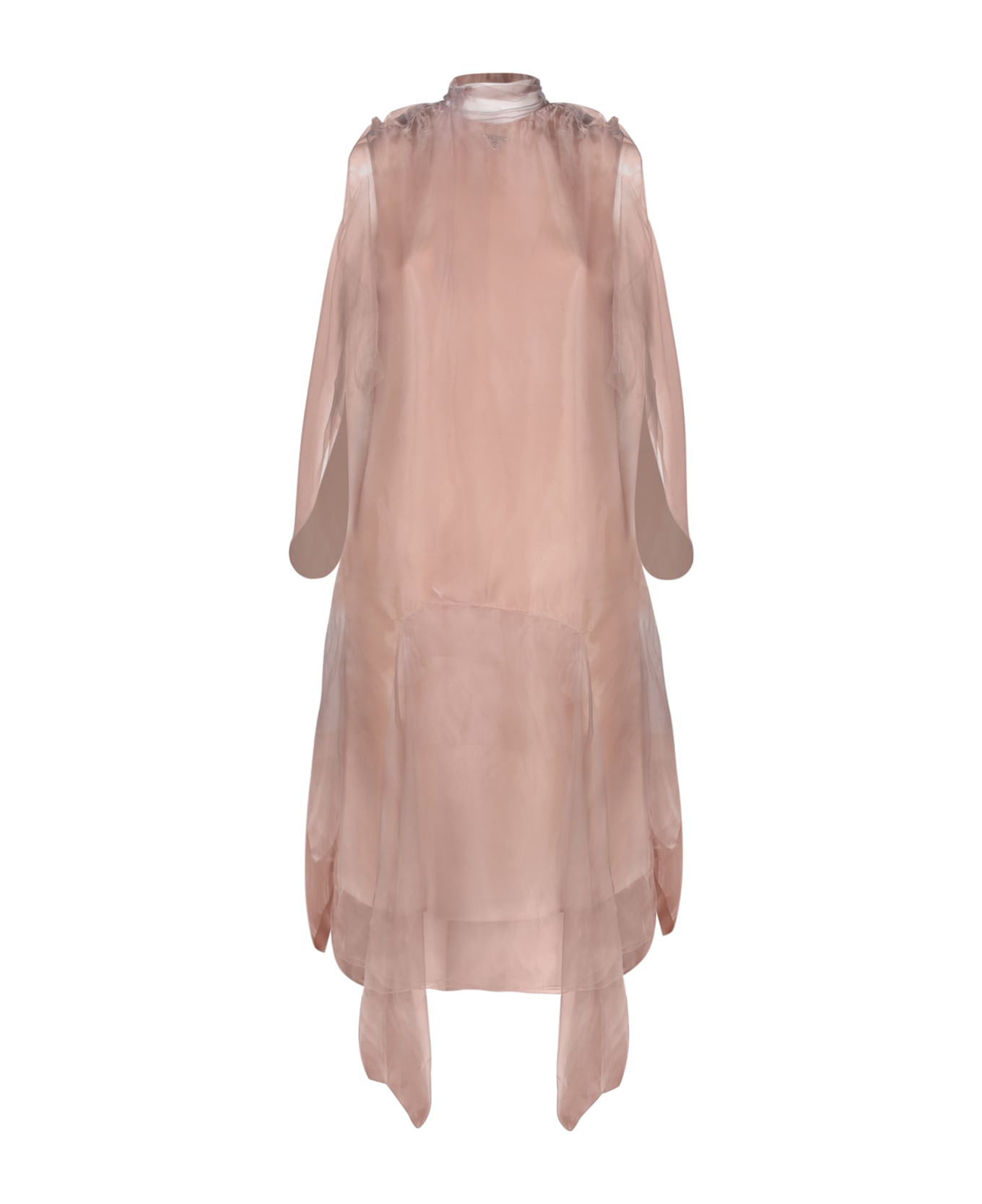 Prada Powder Pink Voile Dress - PHARD