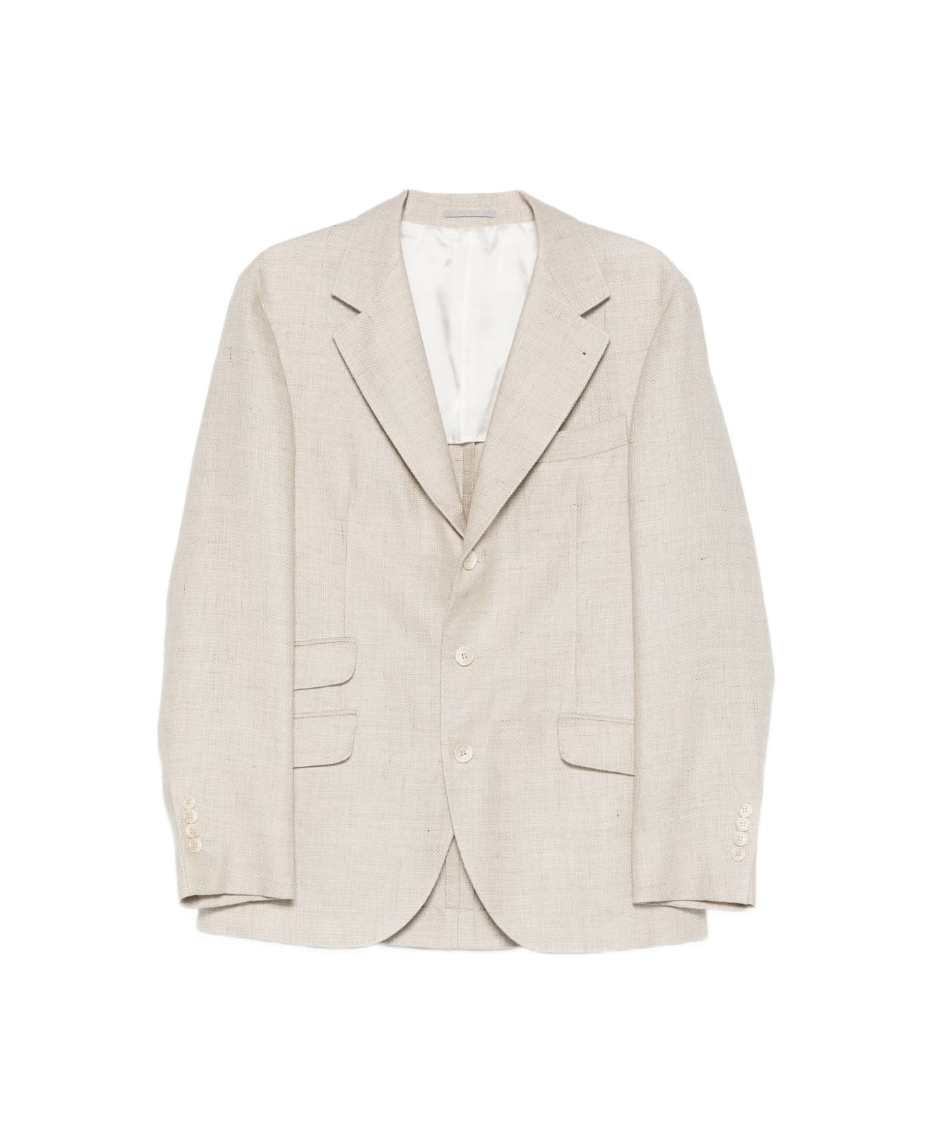 Brunello Cucinelli Single-breasted Jacket - Beige
