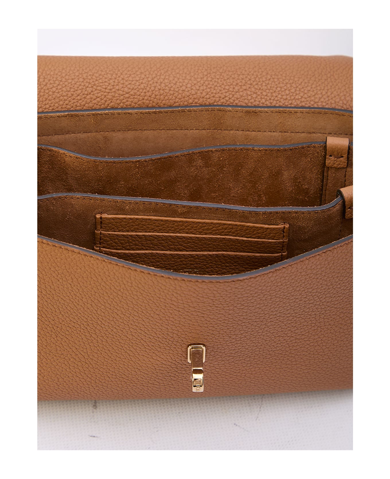 Tod's Flap T Timeless Mini Bag - BROWN クラッチバッグ