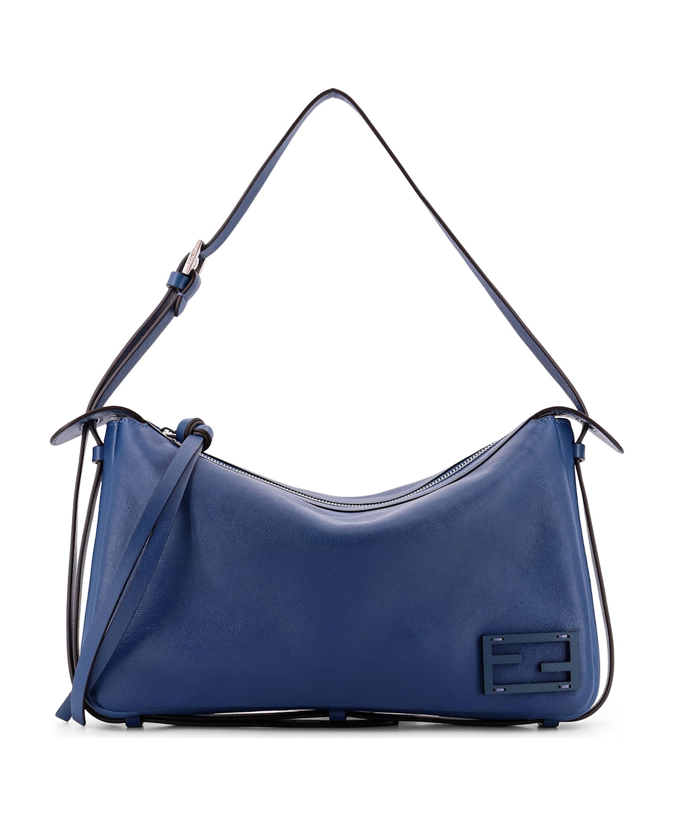 Fendi Simply Fendi Media Shoulder Bag - Blue