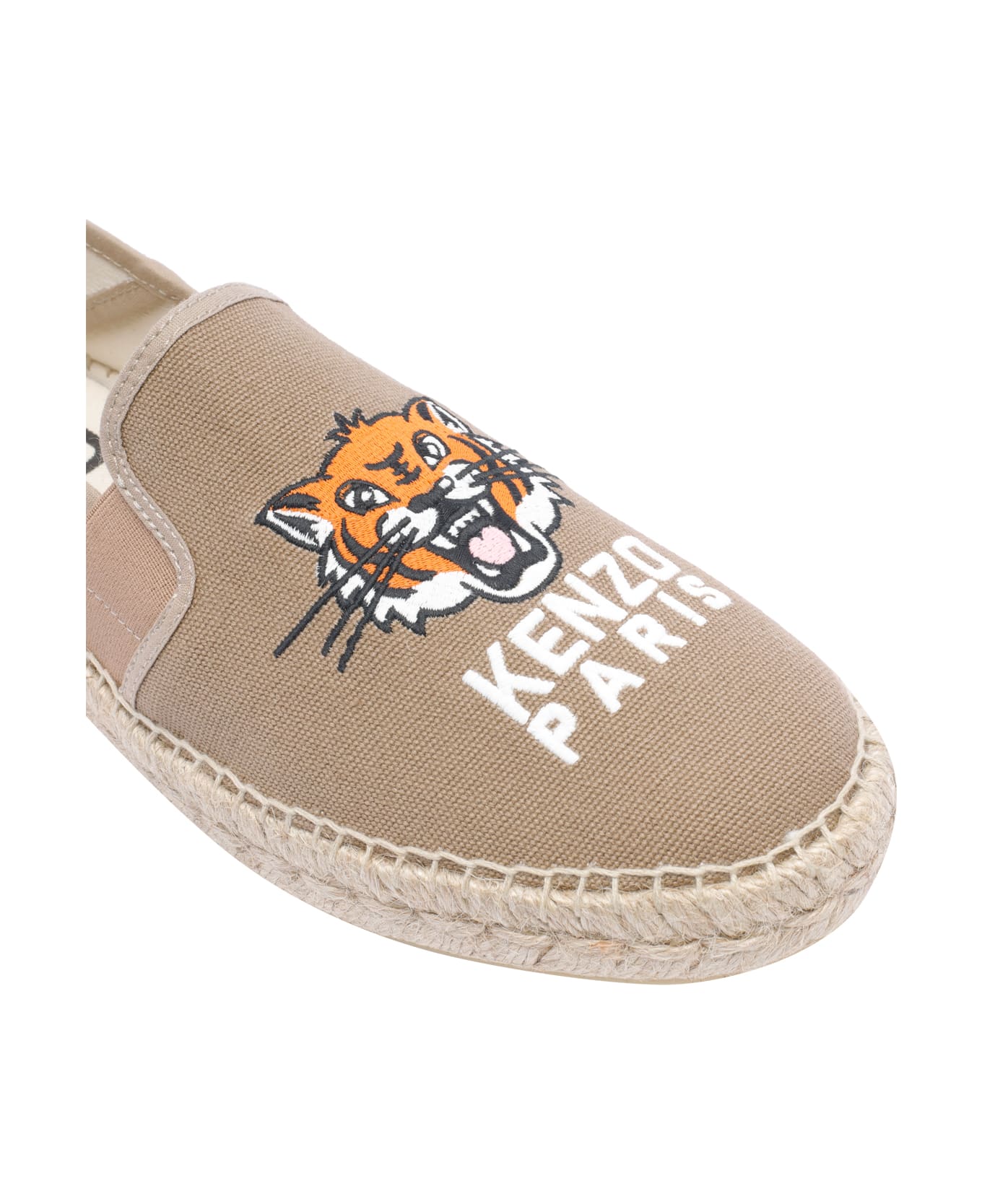 Kenzo Lucky Tiger Espadrilles - BEIGE