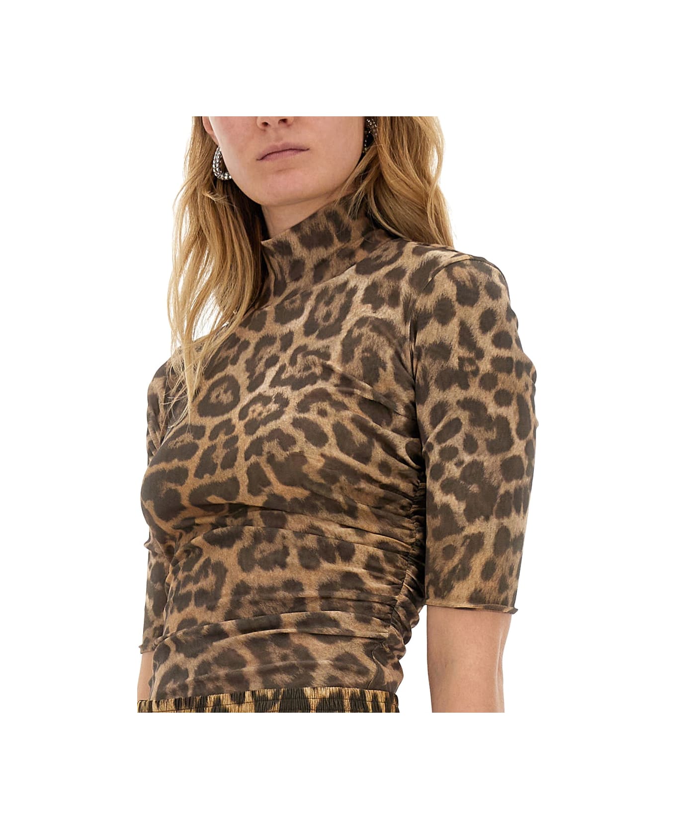 Stella McCartney Top With Animal Pattern - MULTICOLOUR