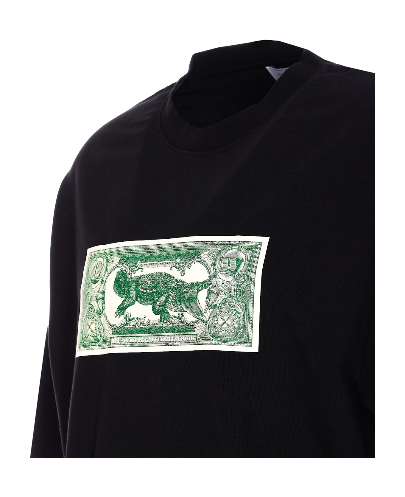 Off-White Banknotes Arrow Skate T-shirt - Black