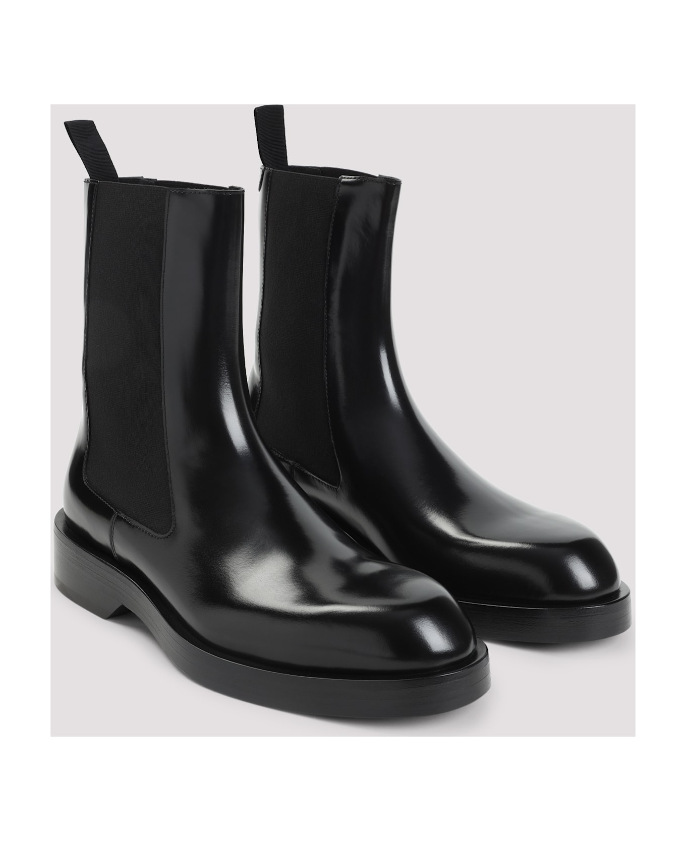 Jil Sander Calf Leather Boots - Black