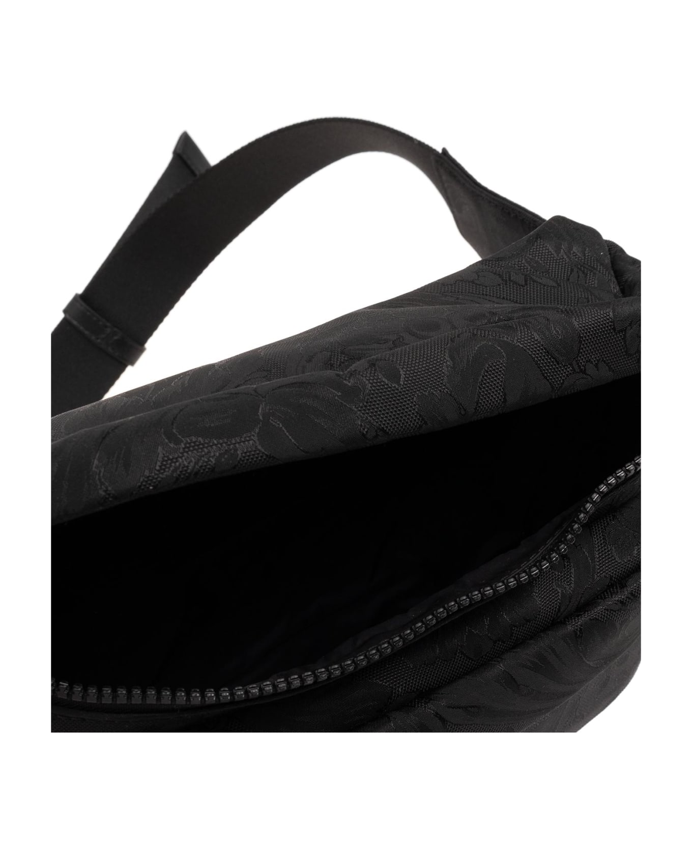 Versace Belt Bag With Barocco Pattern - Black ベルトバッグ