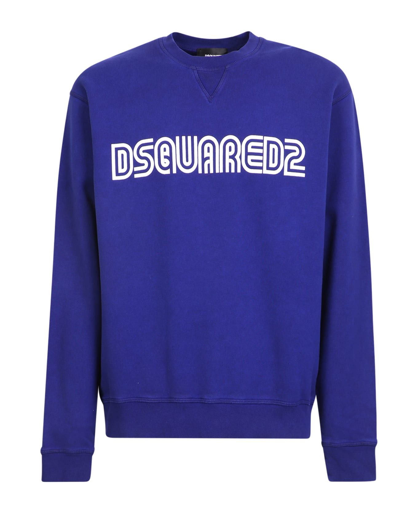 Dsquared2 Outline Cool Logo Blue Sweatshirt - Blue