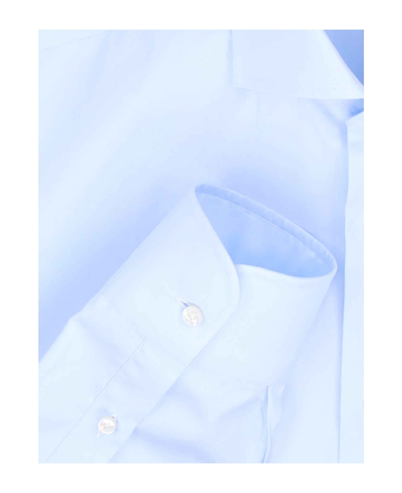 Barba Napoli Classic 'i' Shirt - Light Blue